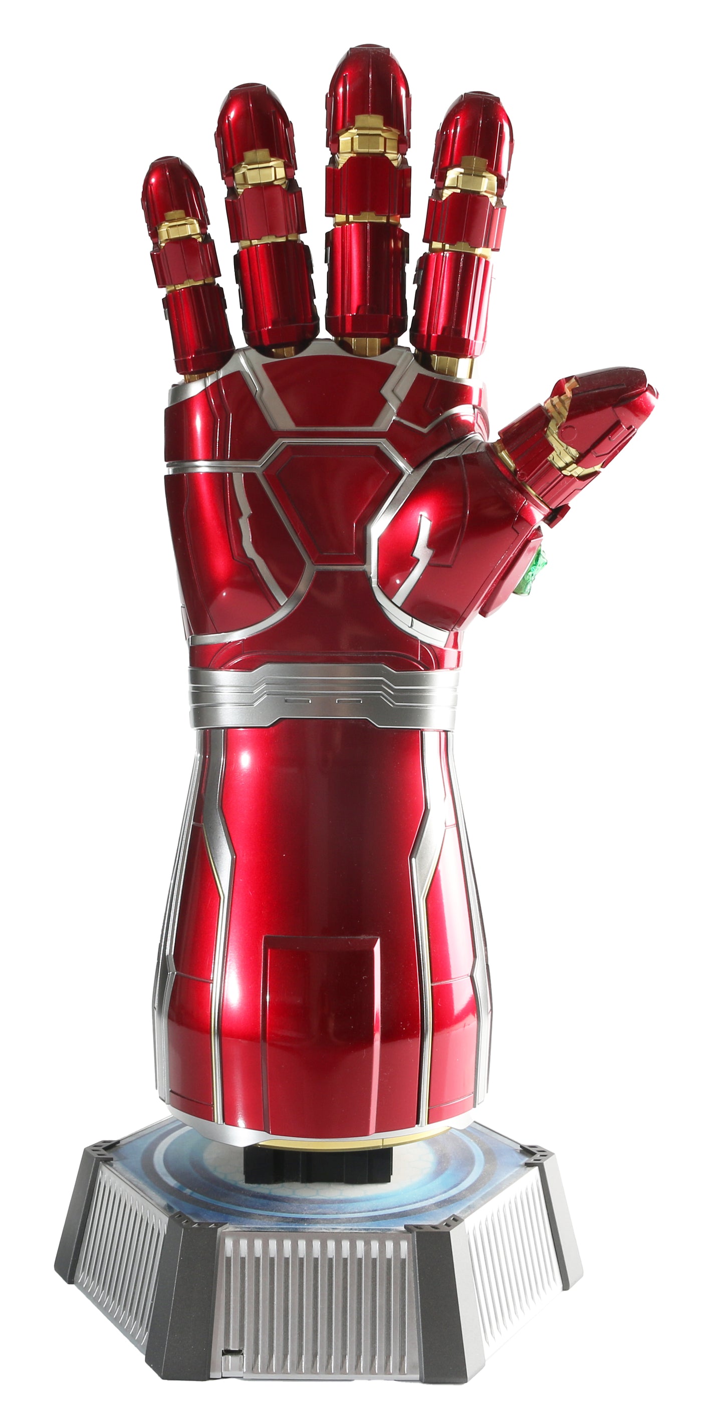 
                  
                    Robert Downey Jr. as Tony Stark / Iron Man in Avengers: Endgame Signed Hot Toys 1:1 Life Size Prop Replica Nano Gauntlet with Character Name Quote
                  
                