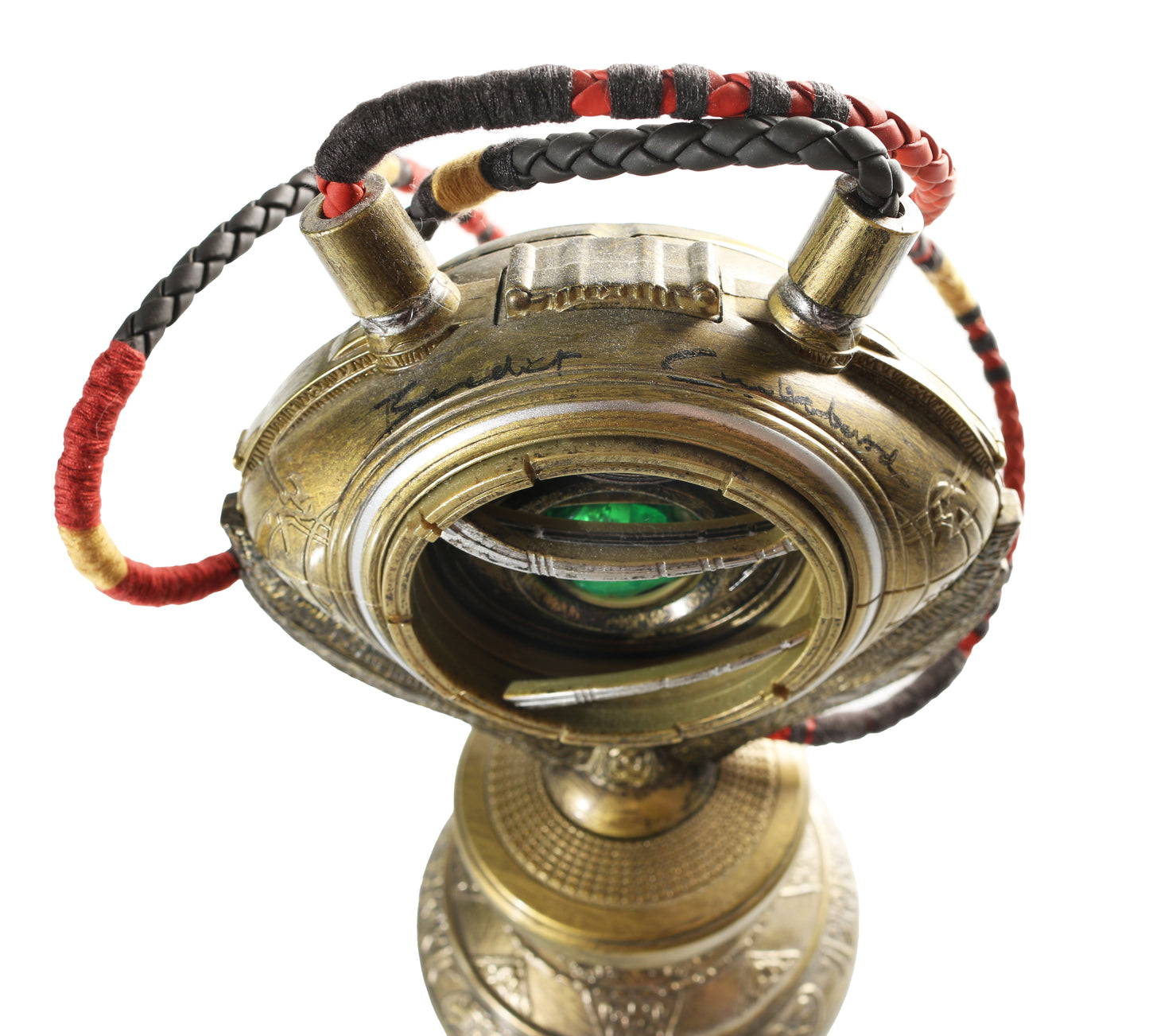 
                  
                    Benedict Cumberbatch as Doctor Strange in Doctor Strange Signed Hasbro Legends Series Prop Replica Eye of Agamotto with Character Name
                  
                