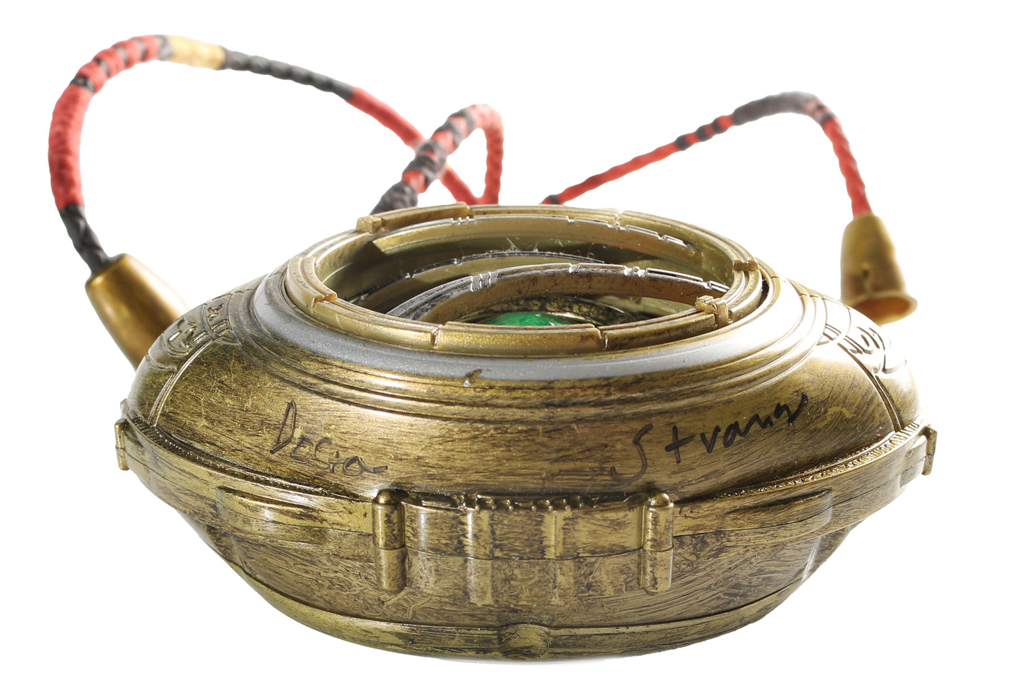 
                  
                    Benedict Cumberbatch as Doctor Strange in Doctor Strange Signed Hasbro Legends Series Prop Replica Eye of Agamotto with Character Name
                  
                