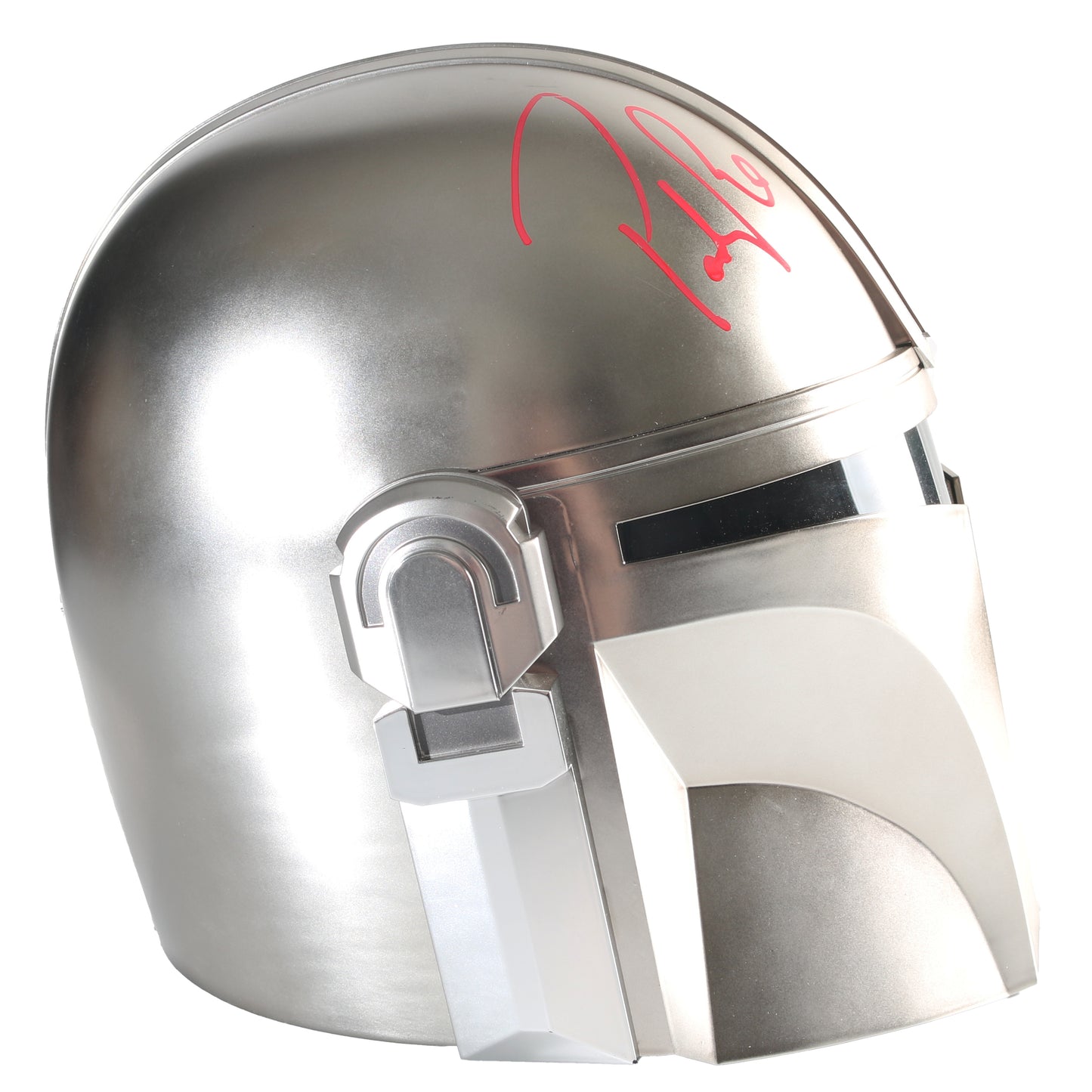 
                  
                    Pedro Pascal as Din Djarin / The Mandalorian, Sigourney Weaver as Ward, & Jon Favreau Director of Star Wars: The Mandalorian and Grogu Signed Hasbro Black Series Prop Replica Helmet with Character Name
                  
                