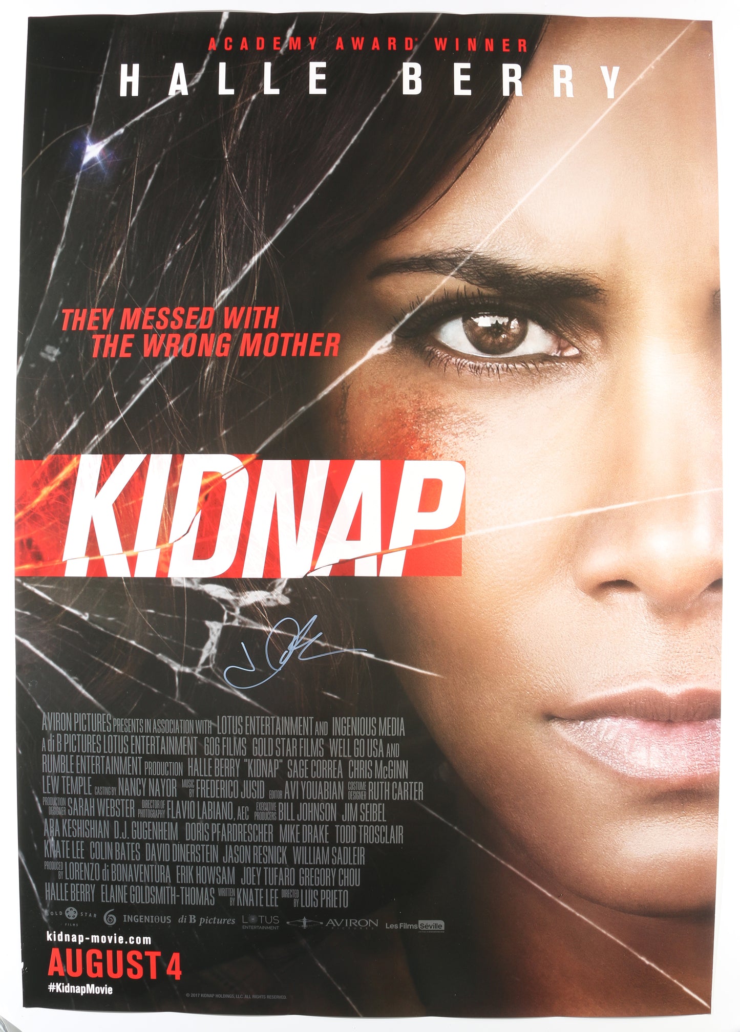 
                  
                    Halle Berry as Karla Dyson in Kidnap Signed 27x39 Poster
                  
                