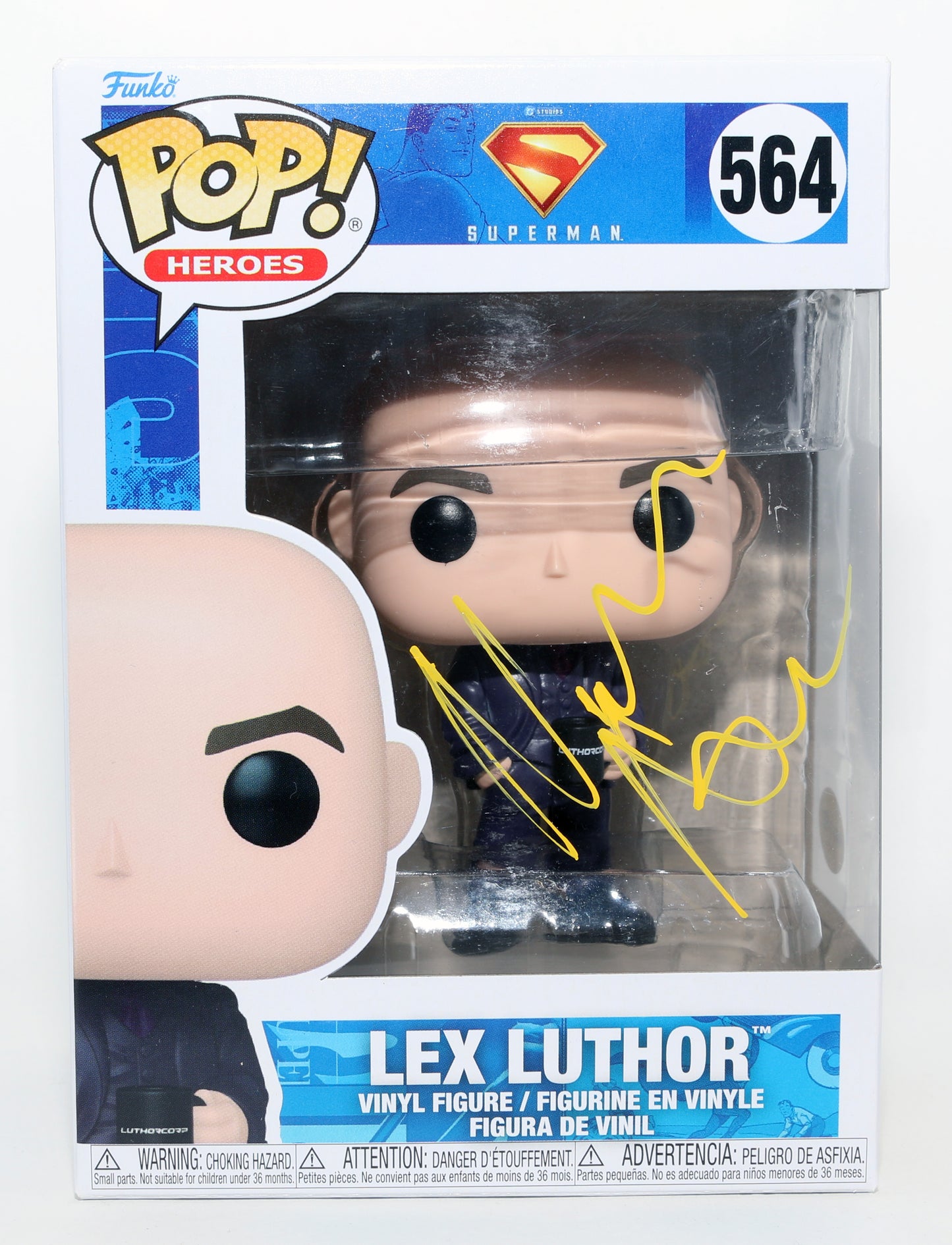 
                  
                    Nicholas Hoult as Lex Luthor in James Gunn's Superman Signed Funko POP! #564
                  
                