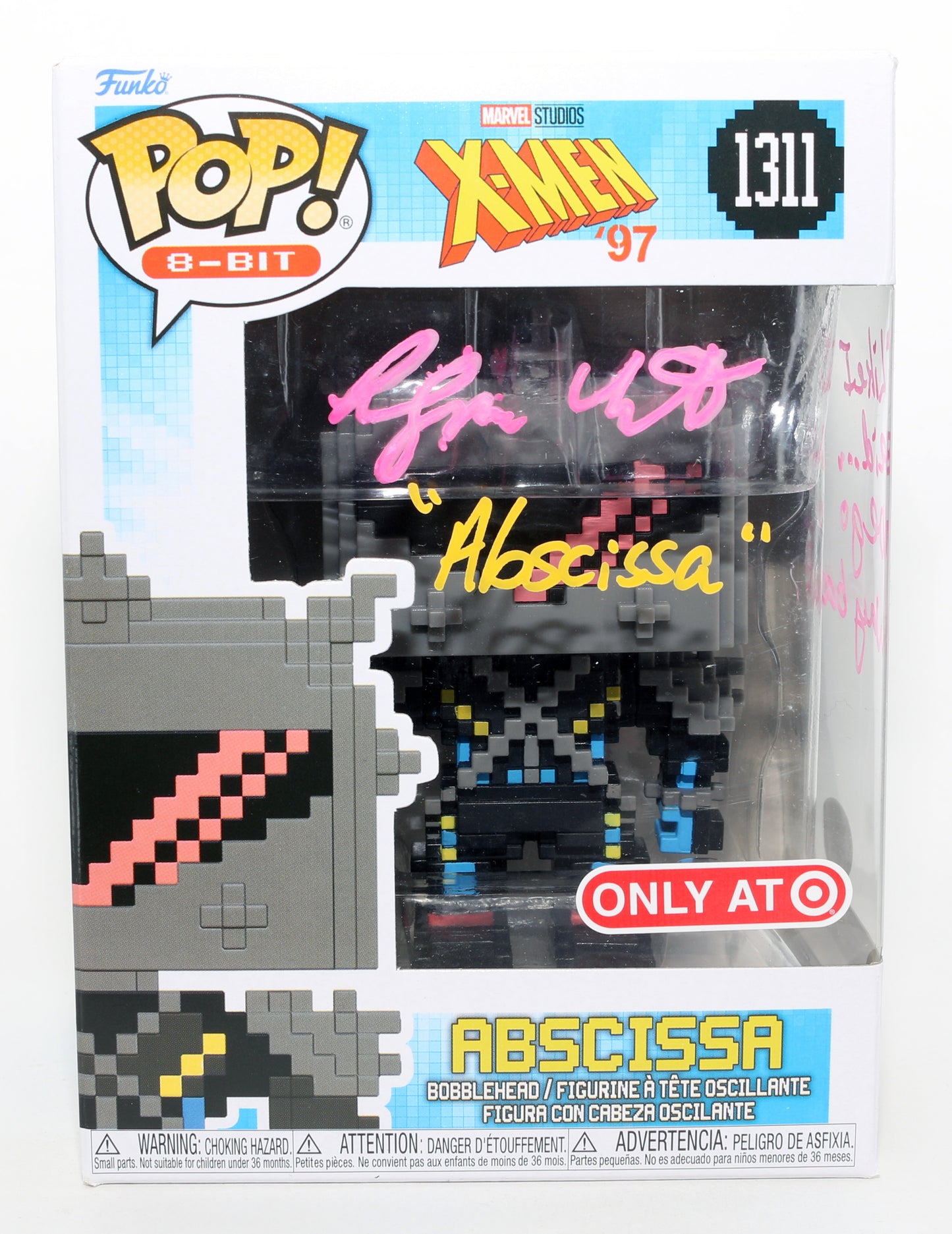 
                  
                    Alyson Court as Abscissa in X-Men '97 Target Exclusive (JSA) Signed Funko POP! #1311 with Character Name & Quote
                  
                