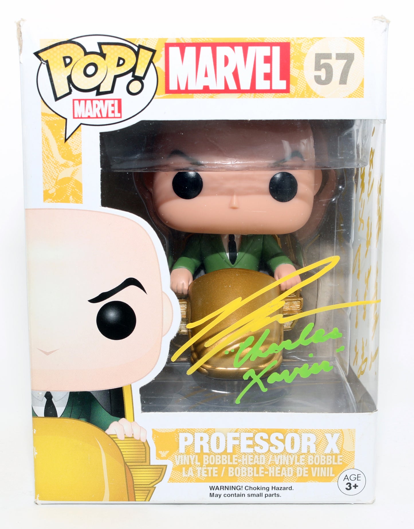 
                  
                    Ross Marquand as Charles Xavier / Professor X in X-Men '97 (JSA) Signed Funko POP! #57 with Character Name & Quote
                  
                