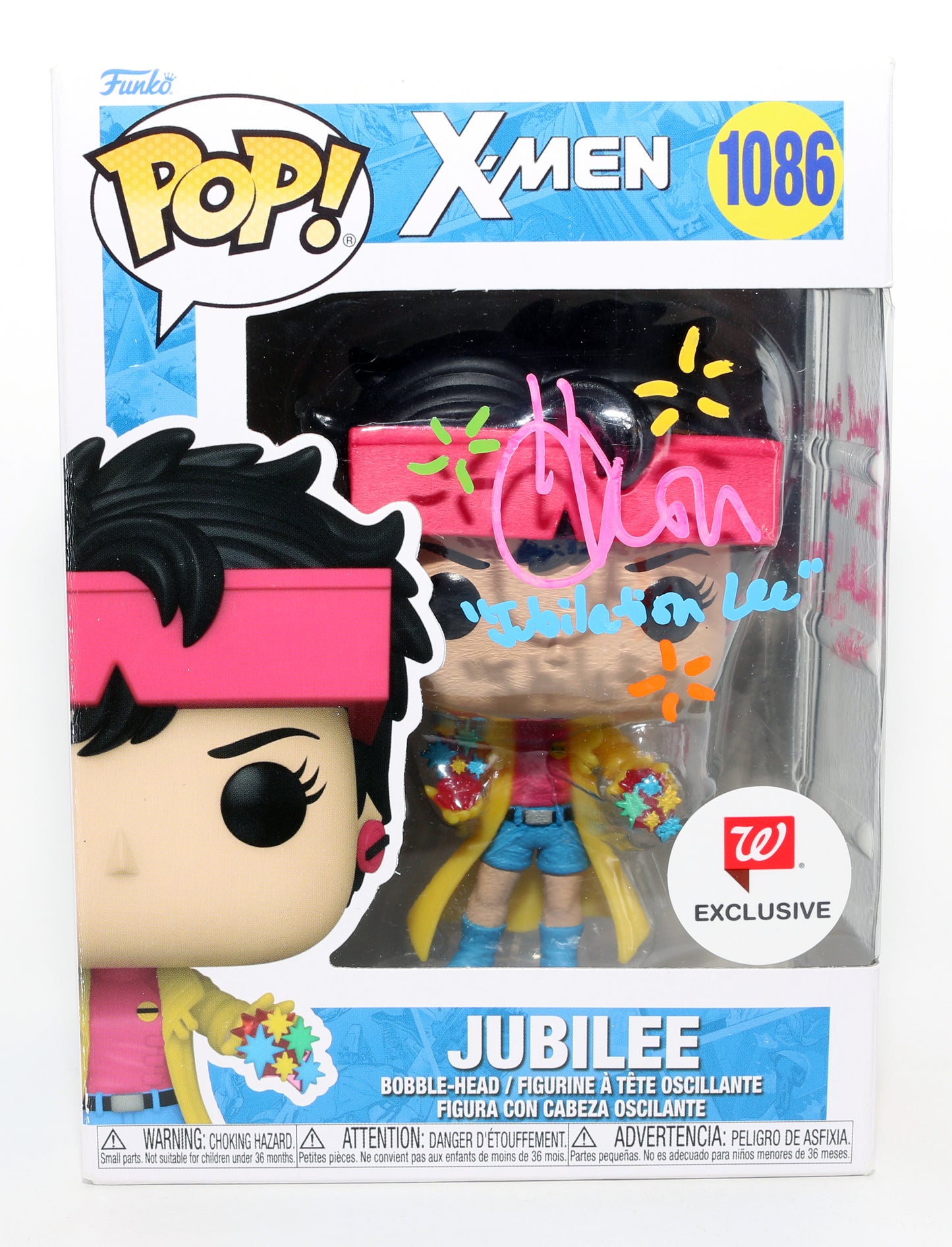 
                  
                    Holly Chou as Jubilation Lee / Jubilee in X-Men '97 Walgreen Exclusive (JSA) Signed Funko POP! #1086 with Character Name & Quote
                  
                