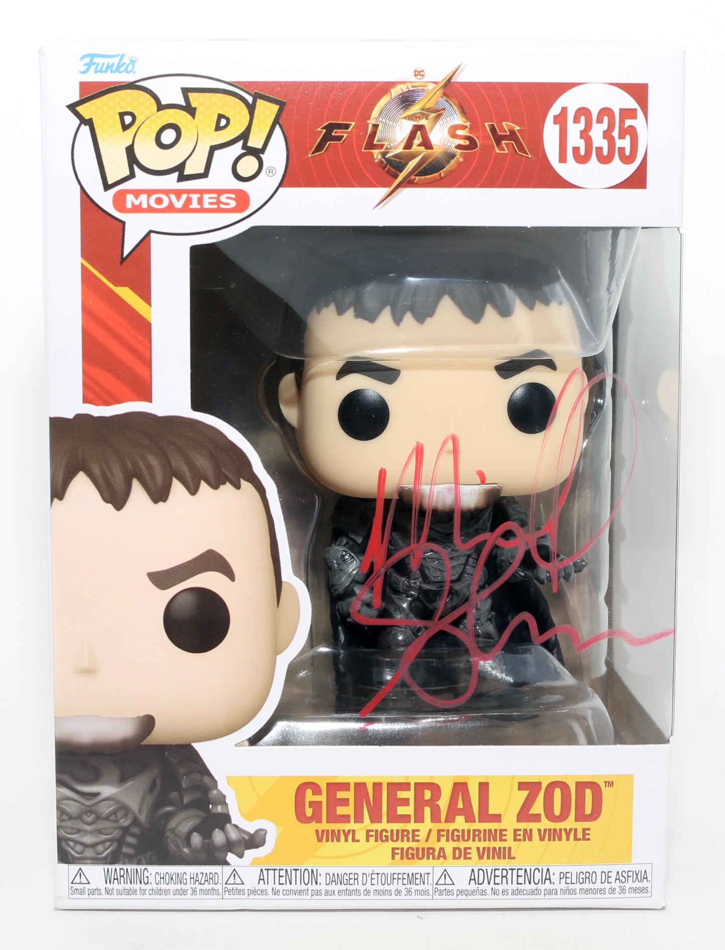 
                  
                    Michael Shannon as General Zod in The Flash Signed Funko POP! #1335
                  
                