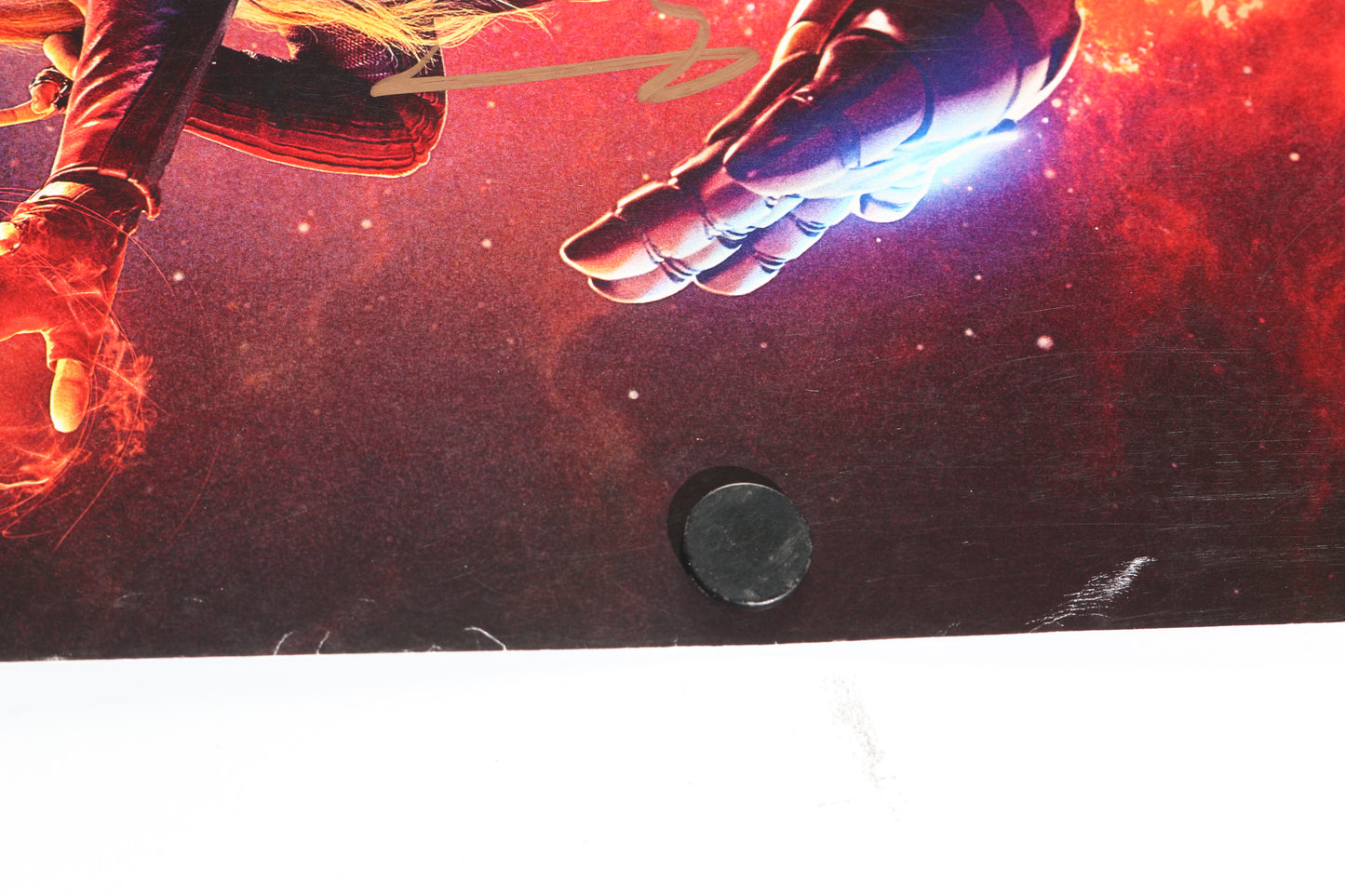 
                  
                    Avengers: Infinity War 27x40 Poster Cast Signed by Chadwick Boseman, Paul Bettany, Tom Holland, Pom Klementieff, Chris Hemsworth, Don Cheadle, Sebastian Stan, Josh Brolin, Zoe Saldaña, Karen Gillan, Elizabeth Olsen, Benedict Cumberbatch, & Winston Duke
                  
                