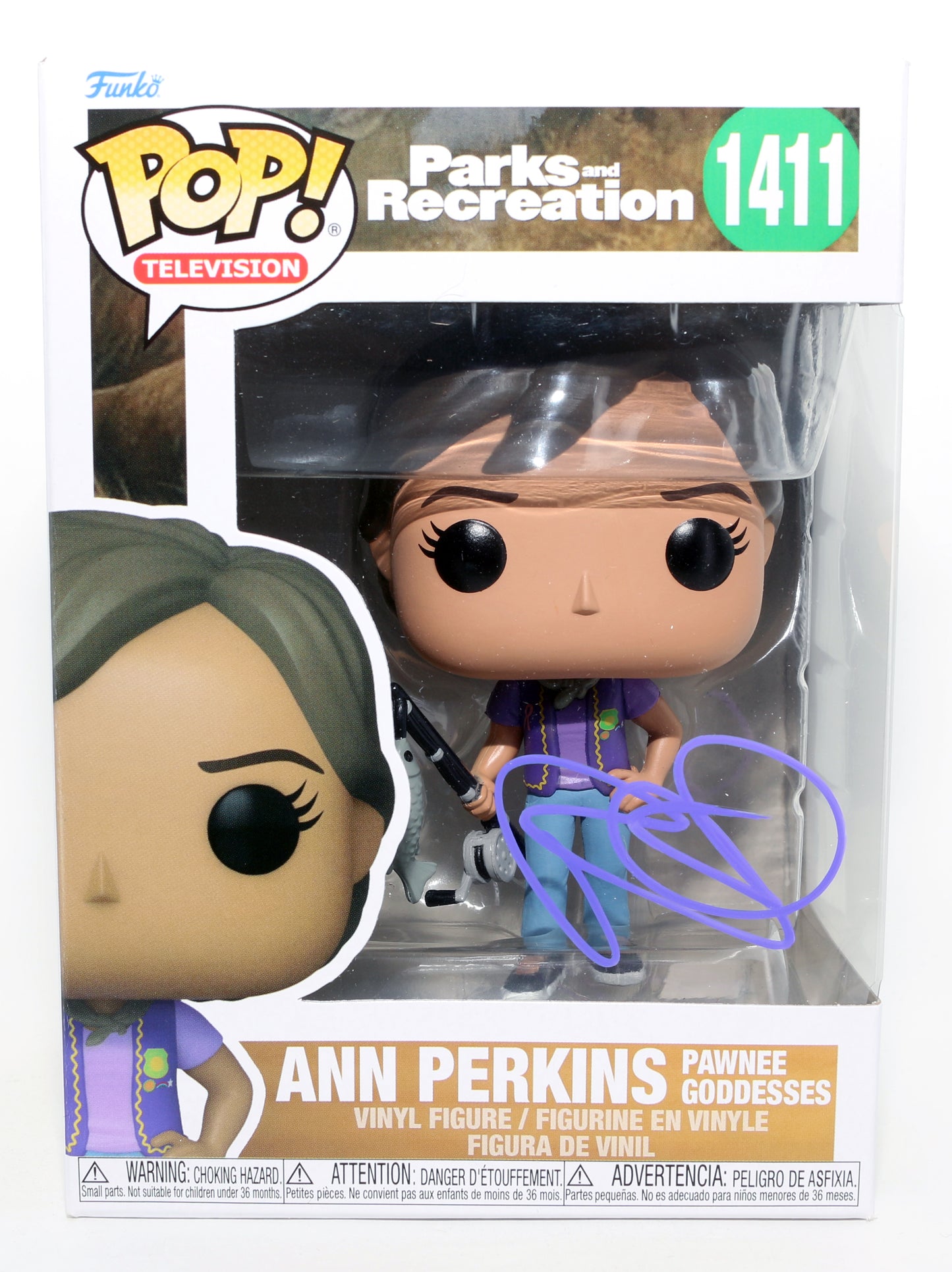 
                  
                    Rashida Jones as Ann Perkins in Parks & Recreation Signed Funko POP! #1411
                  
                