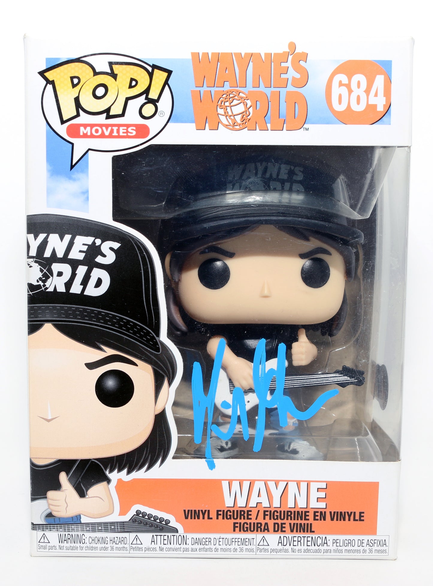 
                  
                    Mike Myers as Wayne in Wayne's World (Beckett) Signed Funko POP! #684
                  
                