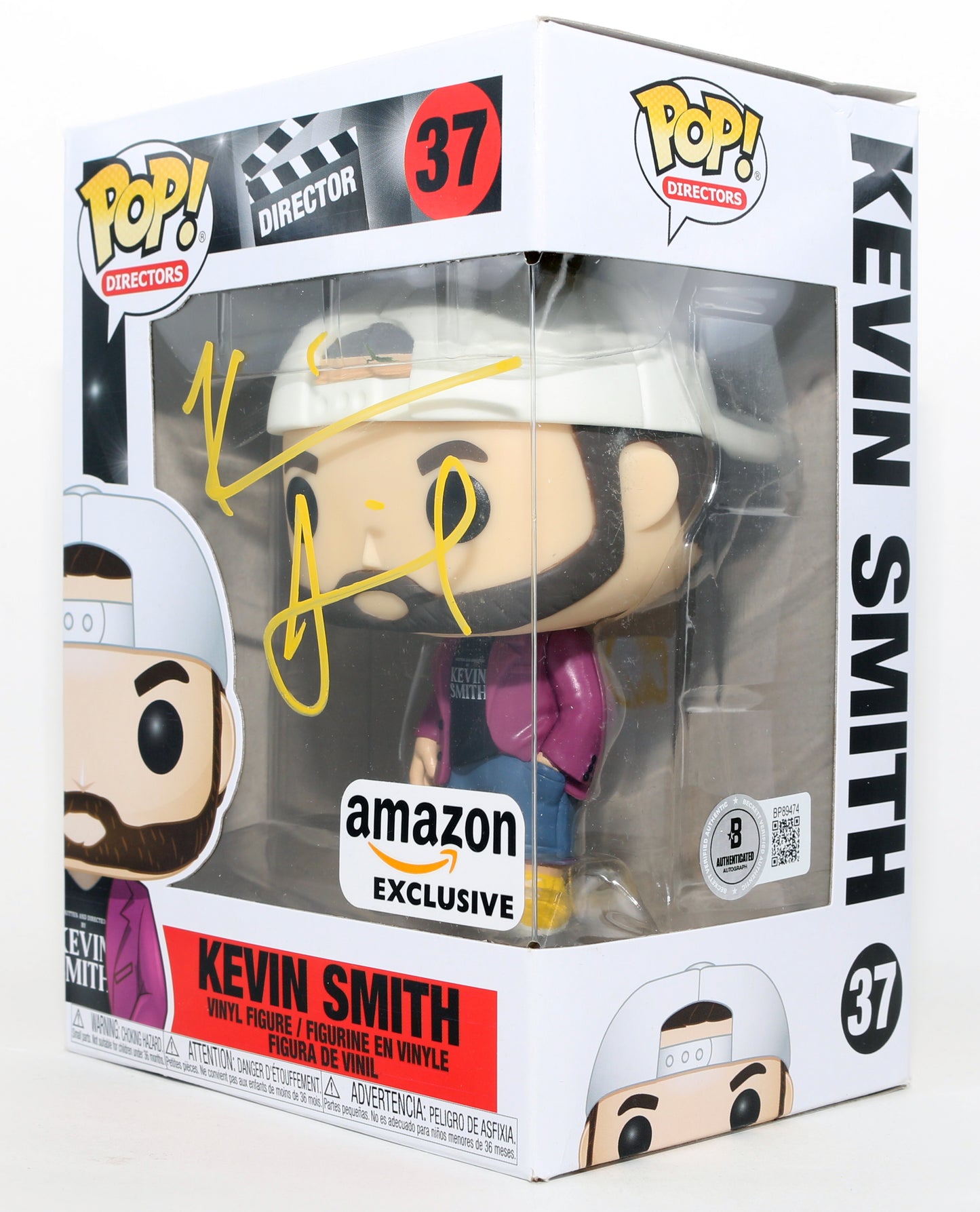 
                  
                    Kevin Smith director of Jay & Silent Bob, Dogma, & Clerks Amazon Exclusive (Beckett) Signed Funko POP! #37
                  
                