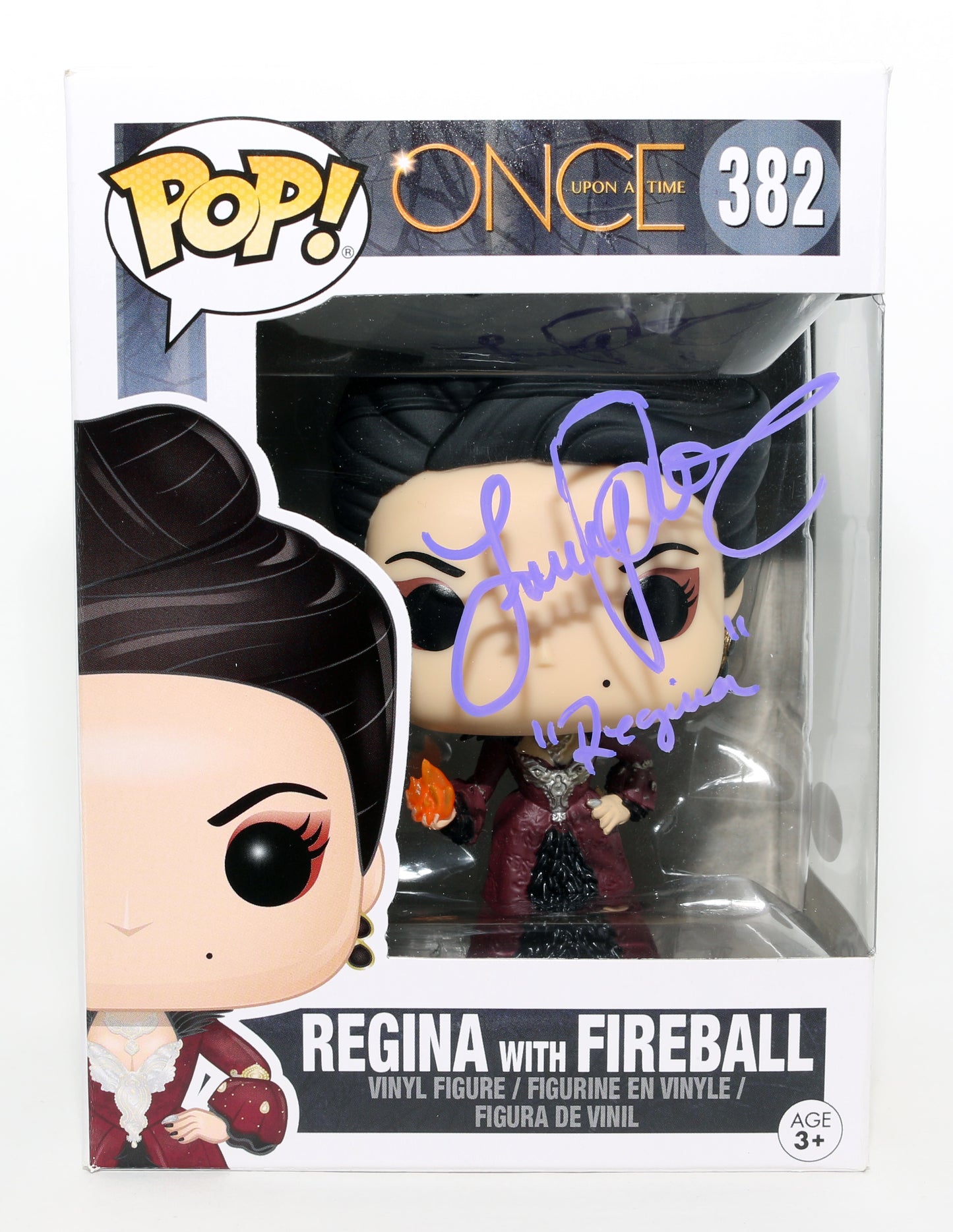 
                  
                    Lana Parrilla as Regina with Fireball in Once Upon a Time (JSA) Signed Funko POP! #382 with Character Name
                  
                