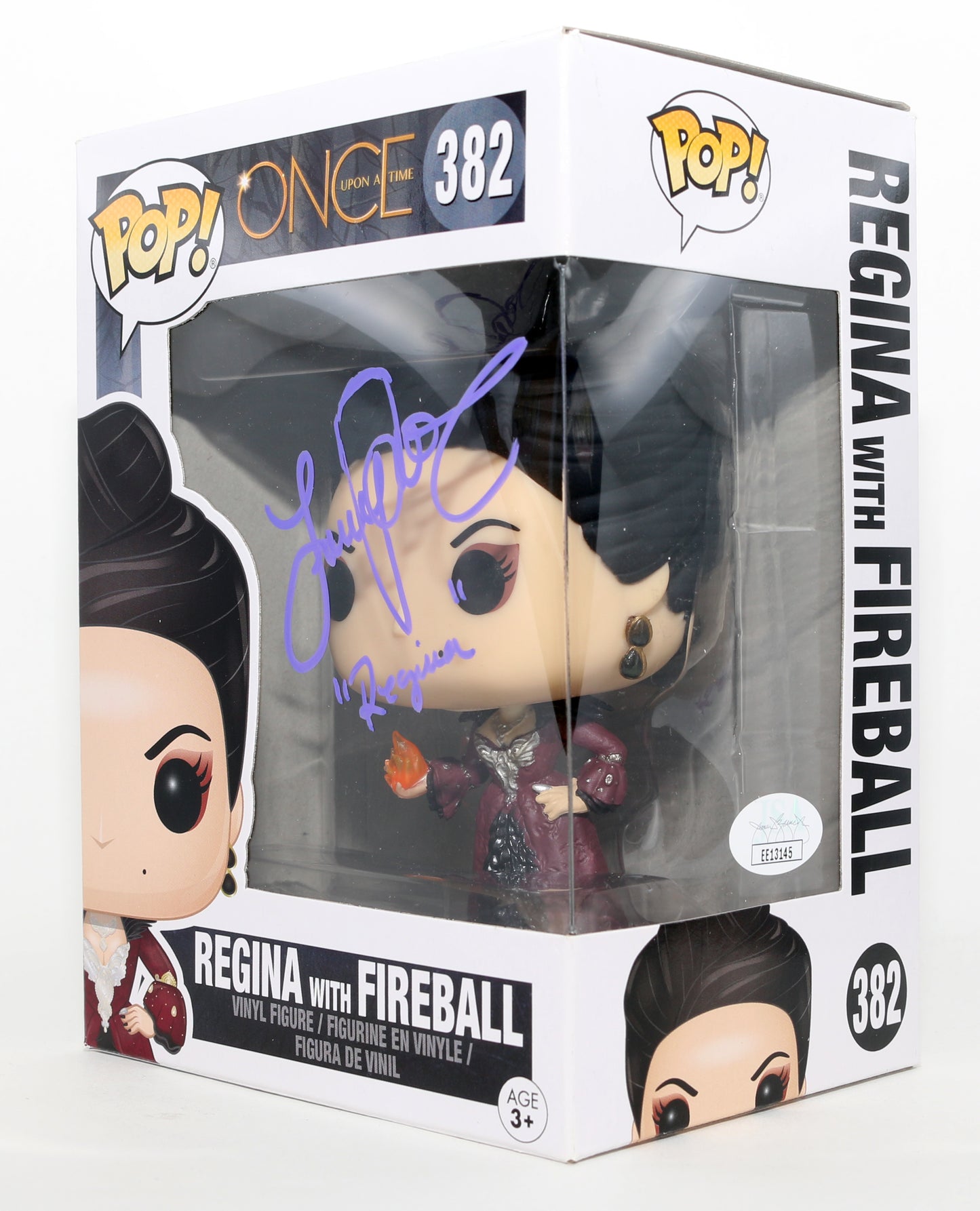 
                  
                    Lana Parrilla as Regina with Fireball in Once Upon a Time (JSA) Signed Funko POP! #382 with Character Name
                  
                