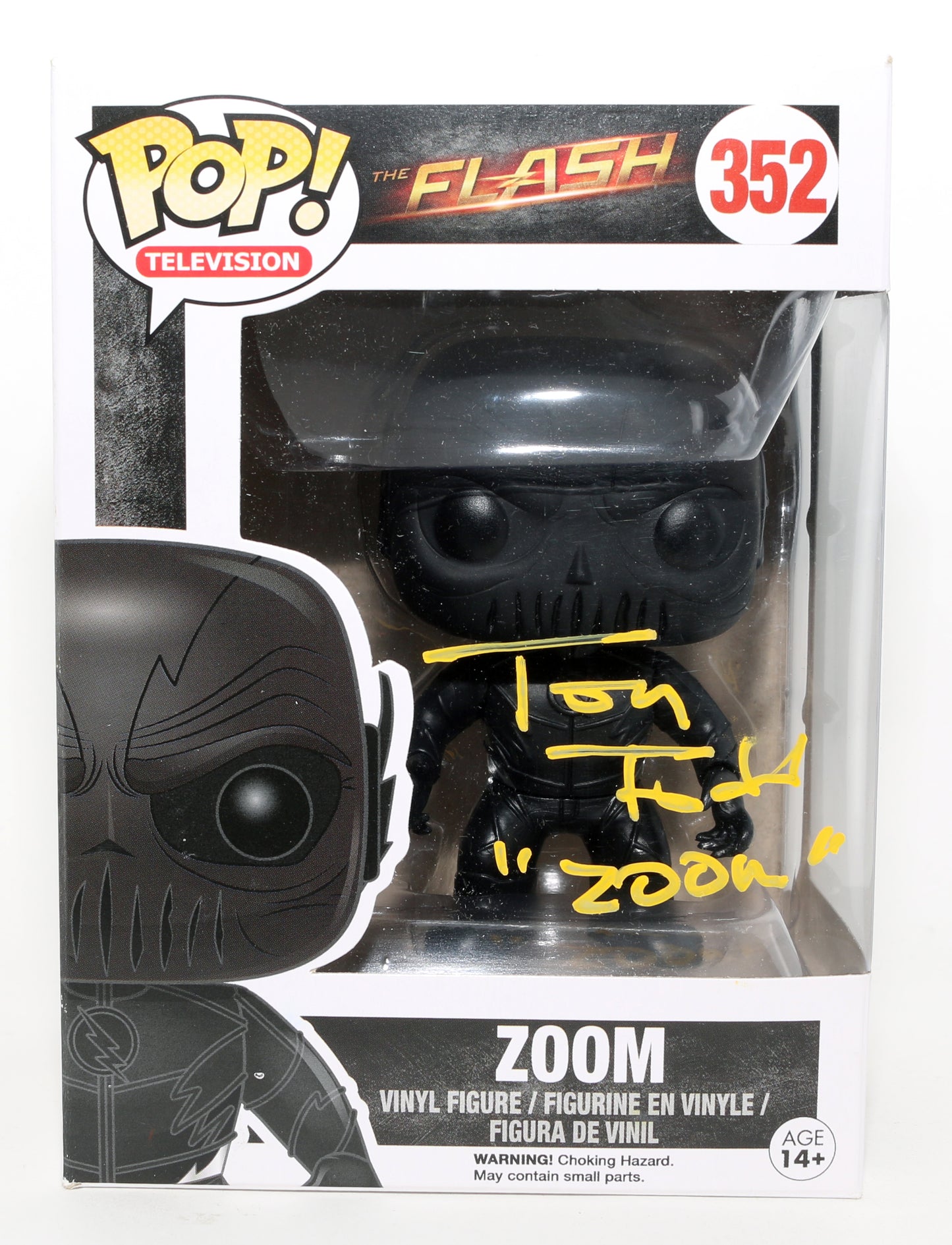 
                  
                    Tony Todd as Zoom in CW's The Flash Signed Funko POP! #352 with Character Name
                  
                