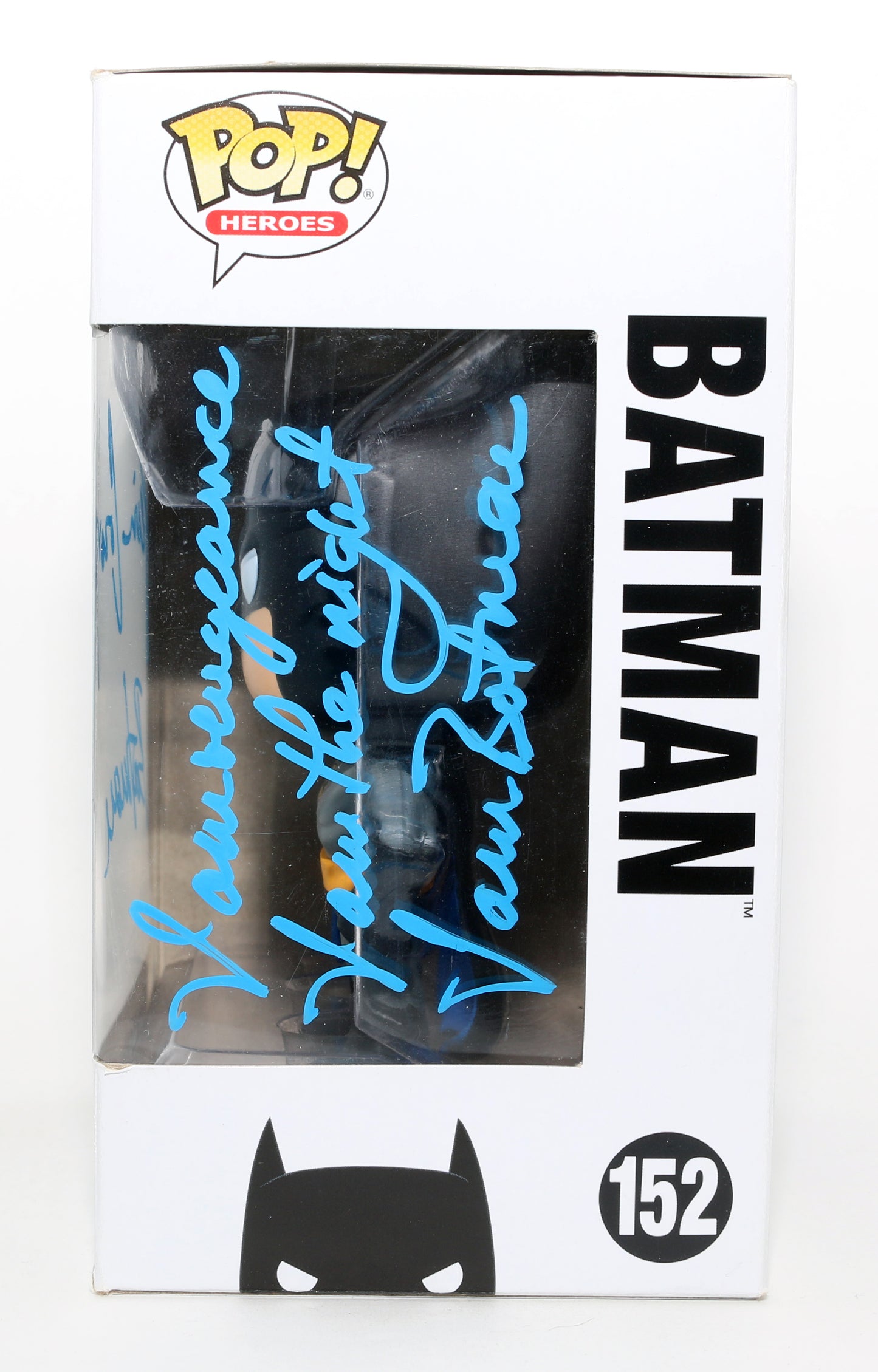 
                  
                    Kevin Conroy as Batman in Batman The Animated Series Signed Funko POP! #152 with Character Name & Quote
                  
                