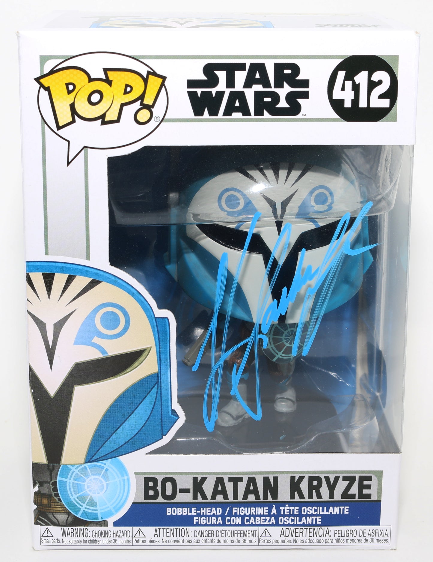 
                  
                    Katee Sackhoff as Bo-Katan Kryze in Star Wars: The Mandalorian (SWAU) Signed Funko POP! #412
                  
                