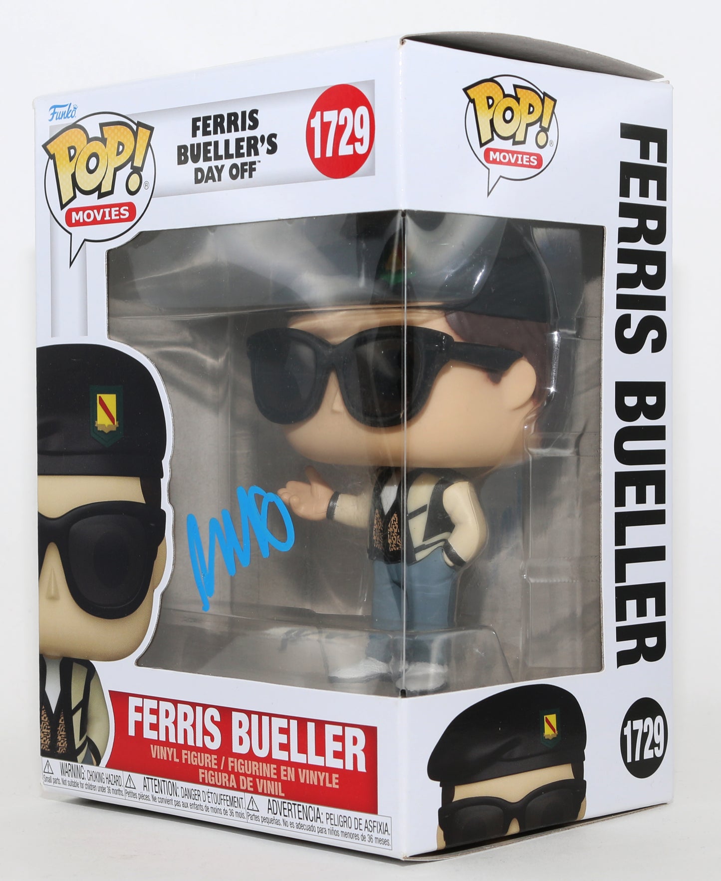 
                  
                    Matthew Broderick as Ferris Bueller in Ferris Bueller's Day Off Signed Funko POP! #1729
                  
                