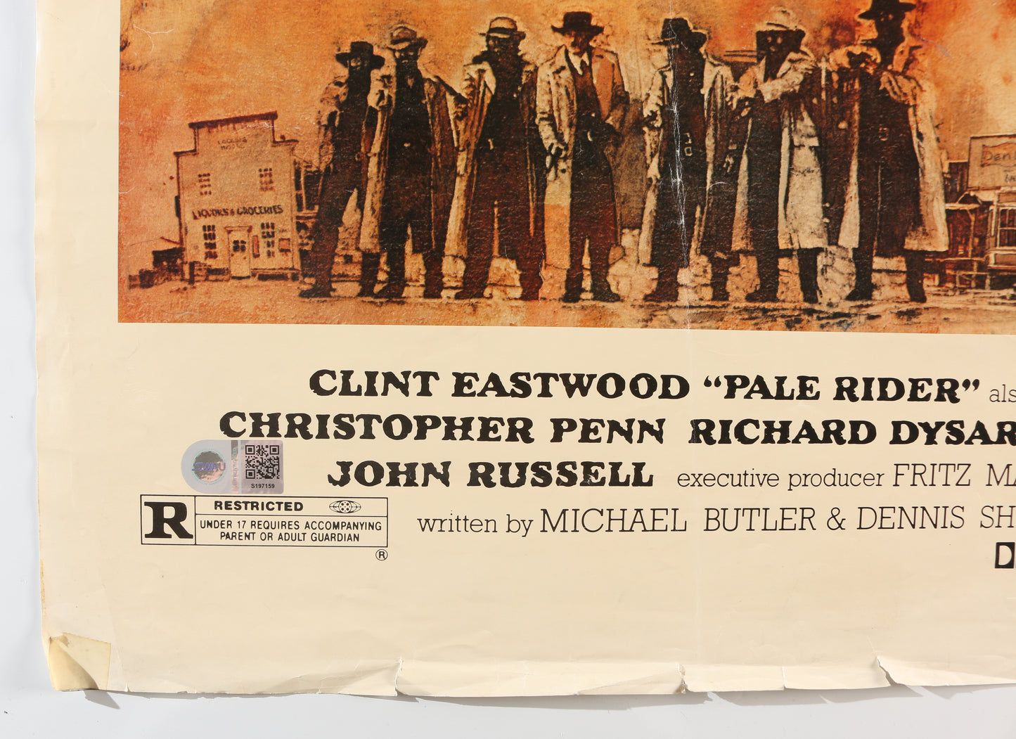 
                  
                    Clint Eastwood as The Preacher in Pale Rider (SWAU) Signed 27x41 Poster
                  
                