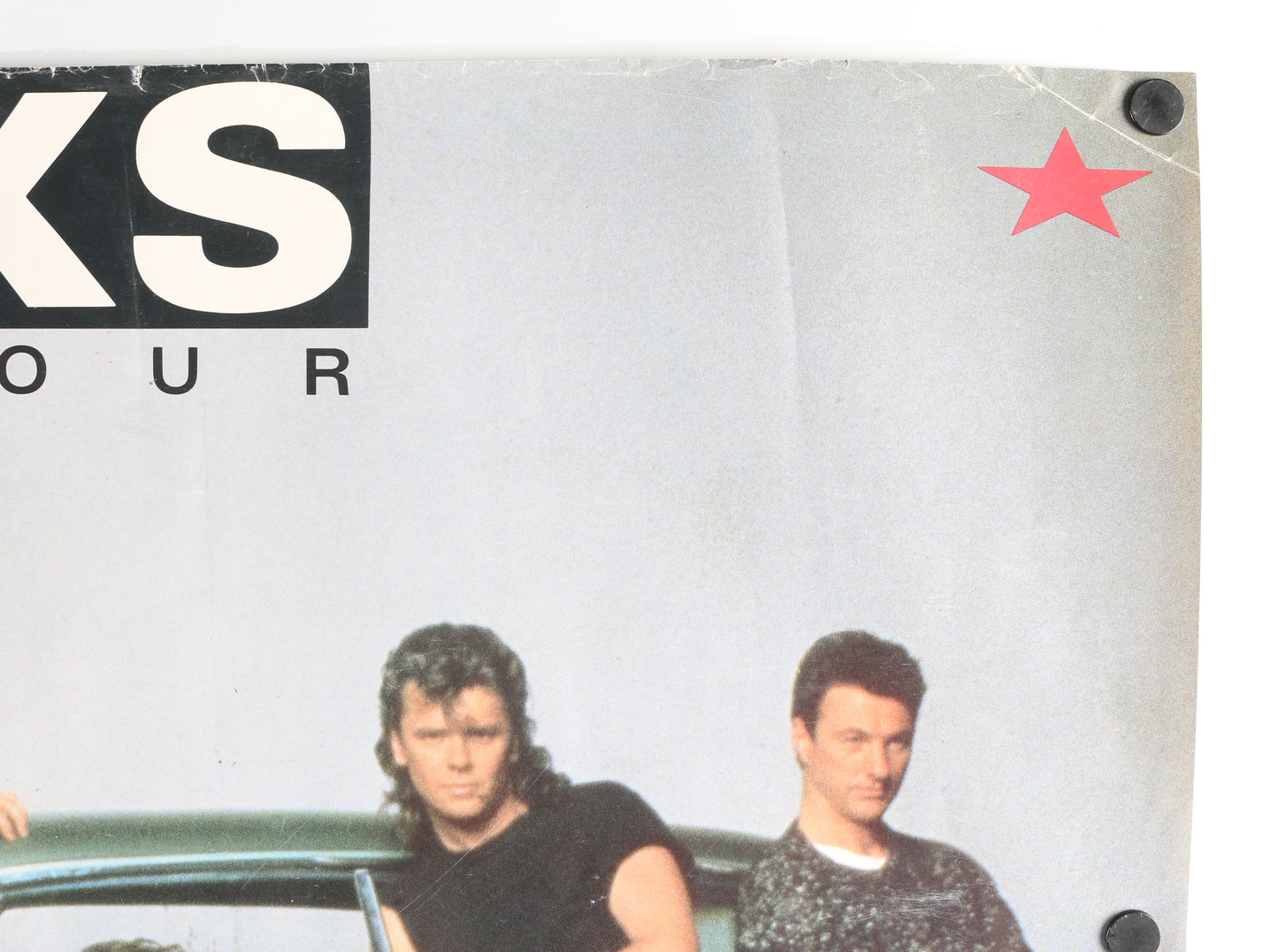 
                  
                    INXS 27x20 Poster Band Signed by Michael Hitchence & Kirk Pengilly
                  
                
