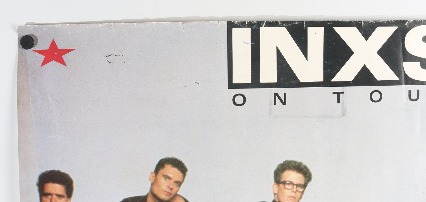 
                  
                    INXS 27x20 Poster Band Signed by Michael Hitchence & Kirk Pengilly
                  
                