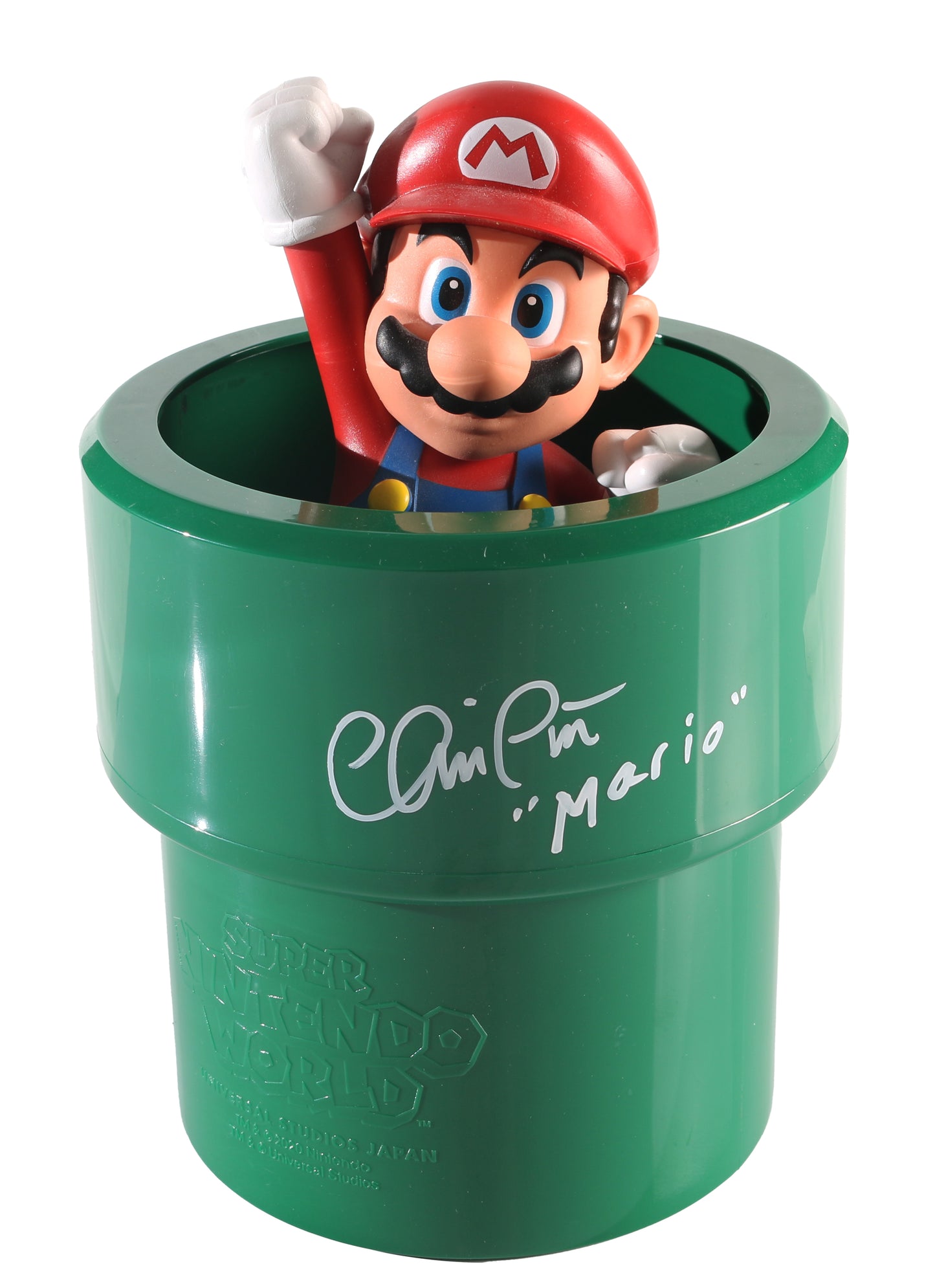 
                  
                    Chris Pratt as Mario in The Super Mario Bros. Movie (Beckett Witnessed) Signed Pop-up Toy with Character Name
                  
                