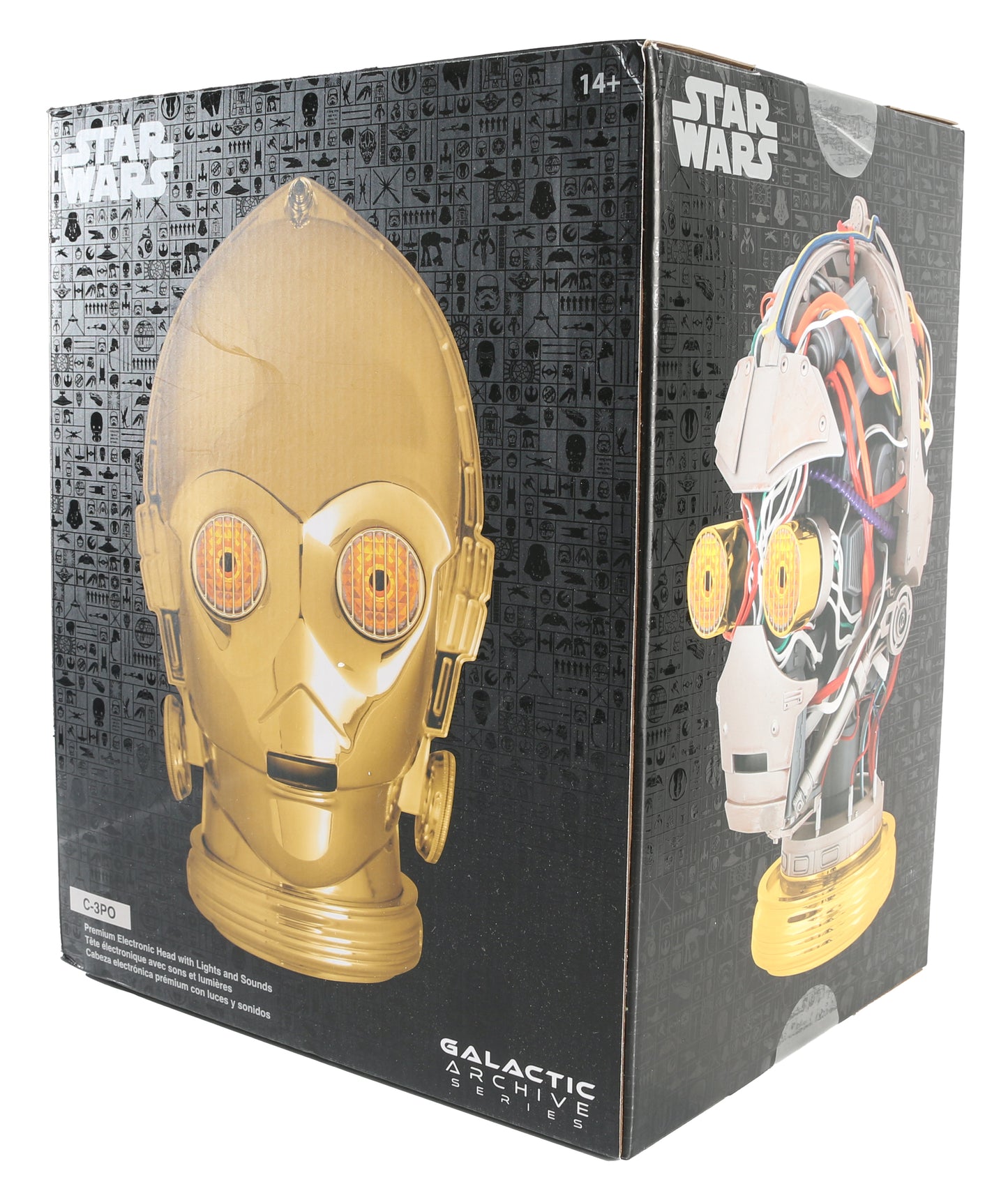 
                  
                    Anthony Daniels as C-3PO in Star Wars Signed Galactic Archive Series Prop Replica Helmet
                  
                