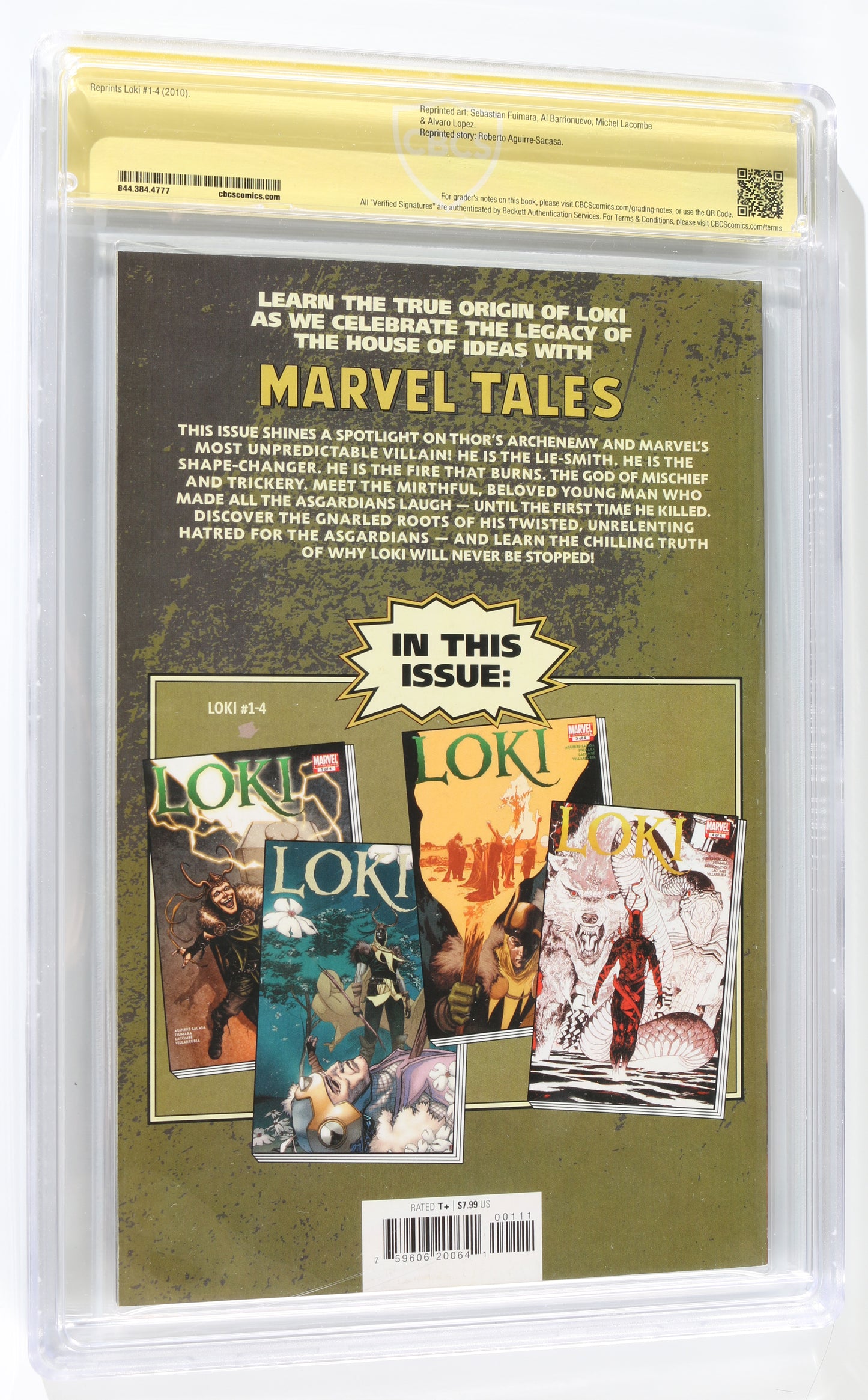 
                  
                    Trials of Loki #1 - Signed by Tom Hiddleston (CBCS Signature Series 9.4) 2021
                  
                