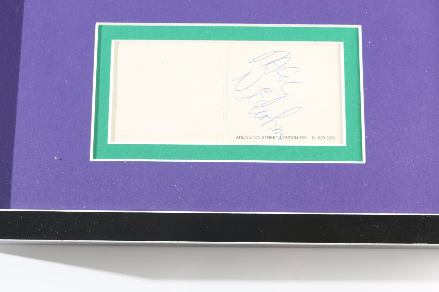 
                  
                    Jack Nicholson as The Joker in Tim Burton's Batman 1989 Framed (Beckett) Signed Index Card Display
                  
                