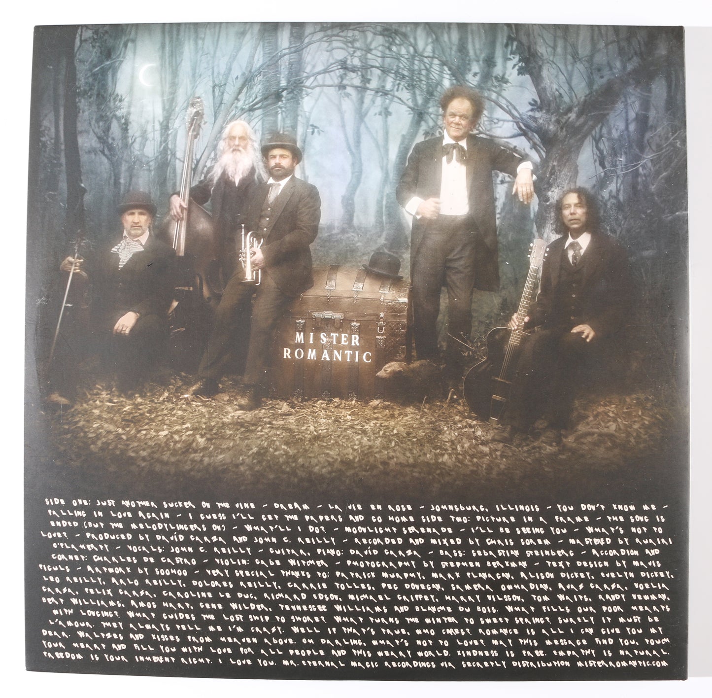 
                  
                    John C. Reilly: Mister Romantic 12" Vinyl Record Cover Signed by John C. Reilly
                  
                