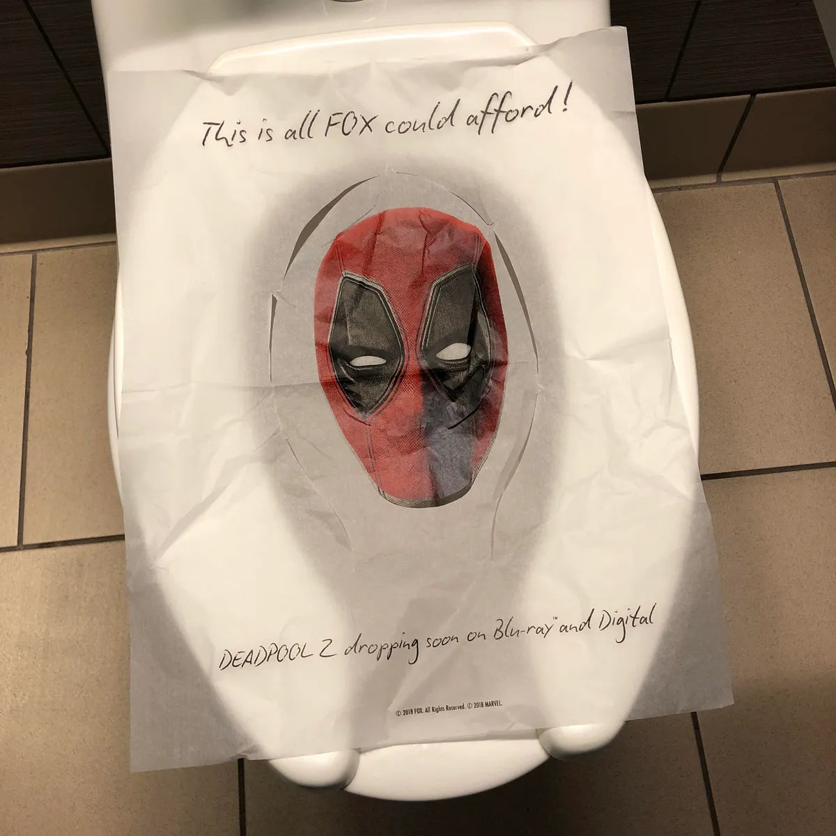 
                  
                    Rob Liefeld Creator of Deadpool Signed San Diego Comic Con Toilet Seat Cover
                  
                