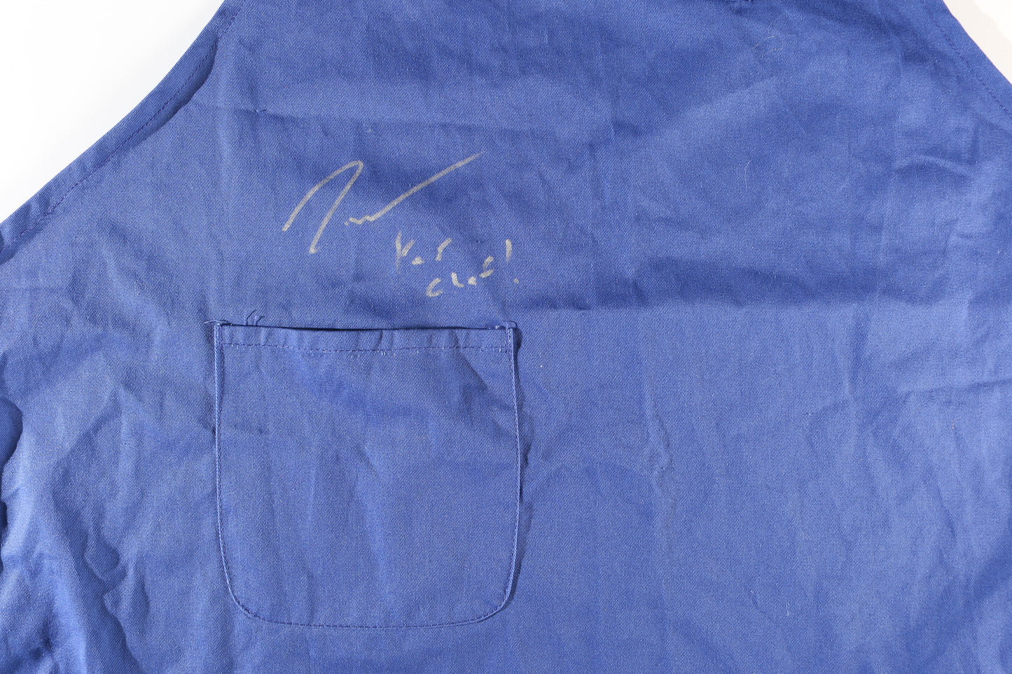 
                  
                    Jeremy Allen White as Carmen 'Carmy' Berzatto in The Bear Signed Kitchen Apron with Quote
                  
                