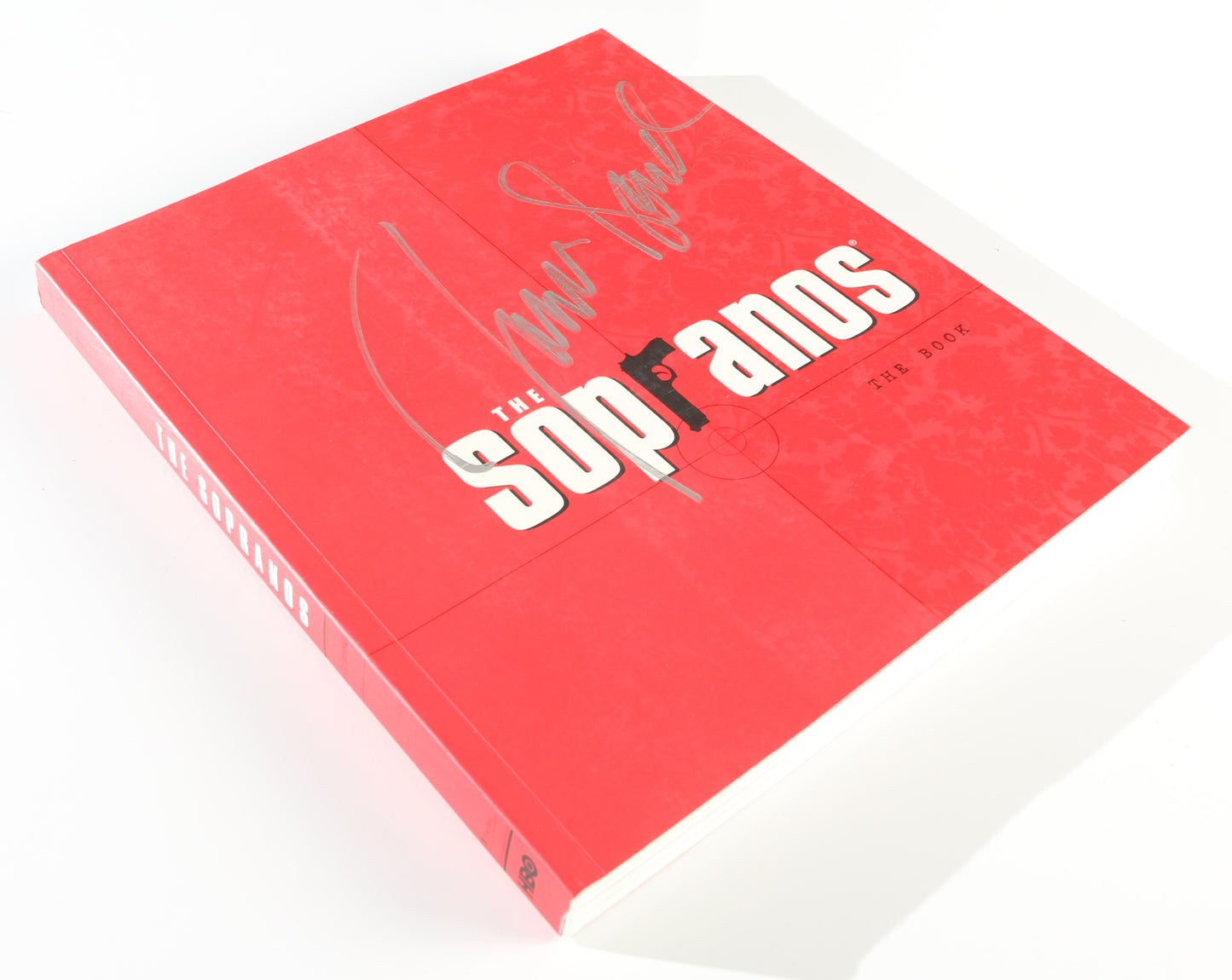 
                  
                    James Gandolfini as Tony Soprano in The Sopranos Signed Softcover Book
                  
                