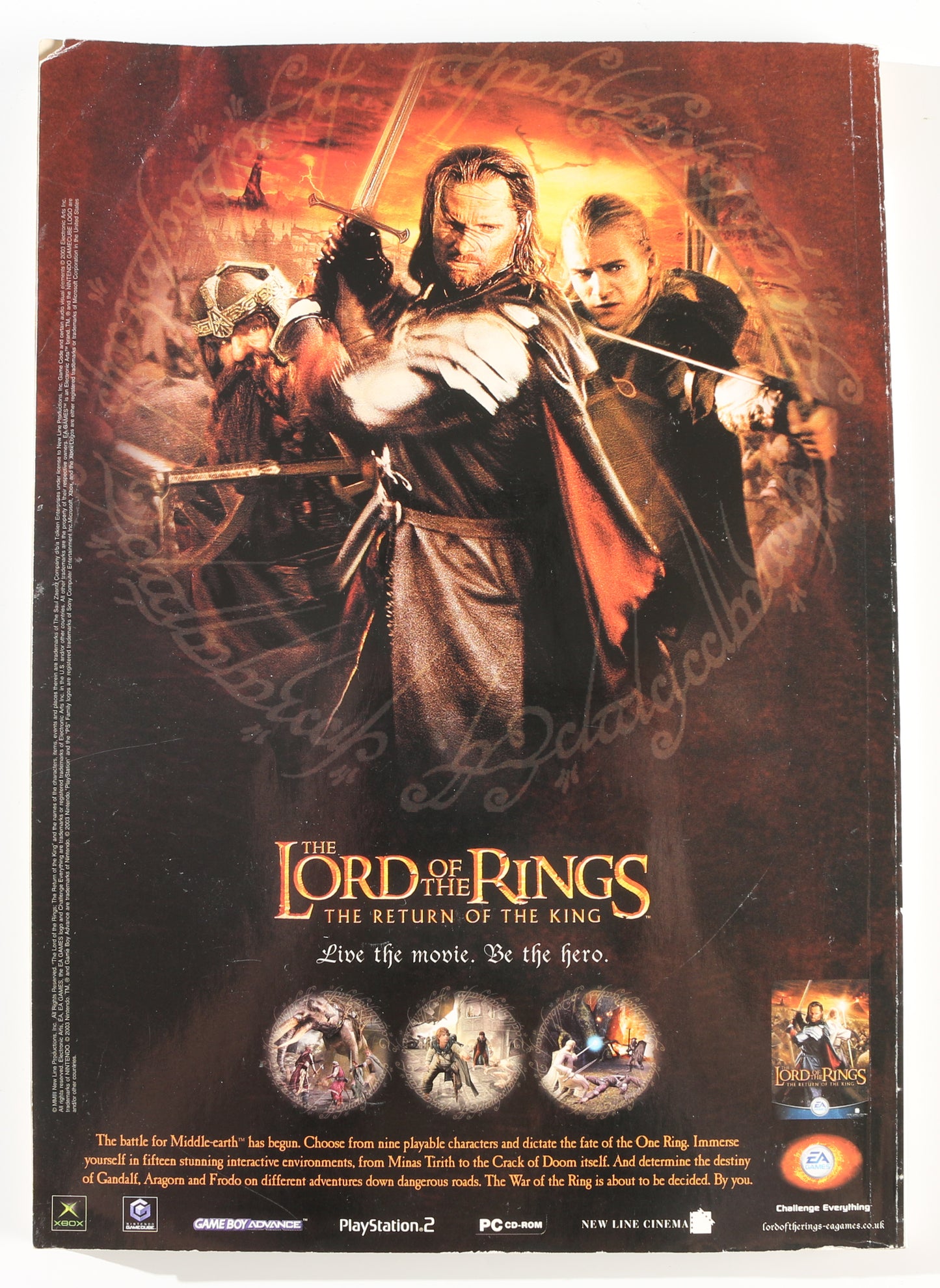 
                  
                    Viggo Mortensen as Aragorn in The Lord of the Rings: The Return of the King (Beckett) Signed Empire Magazine
                  
                