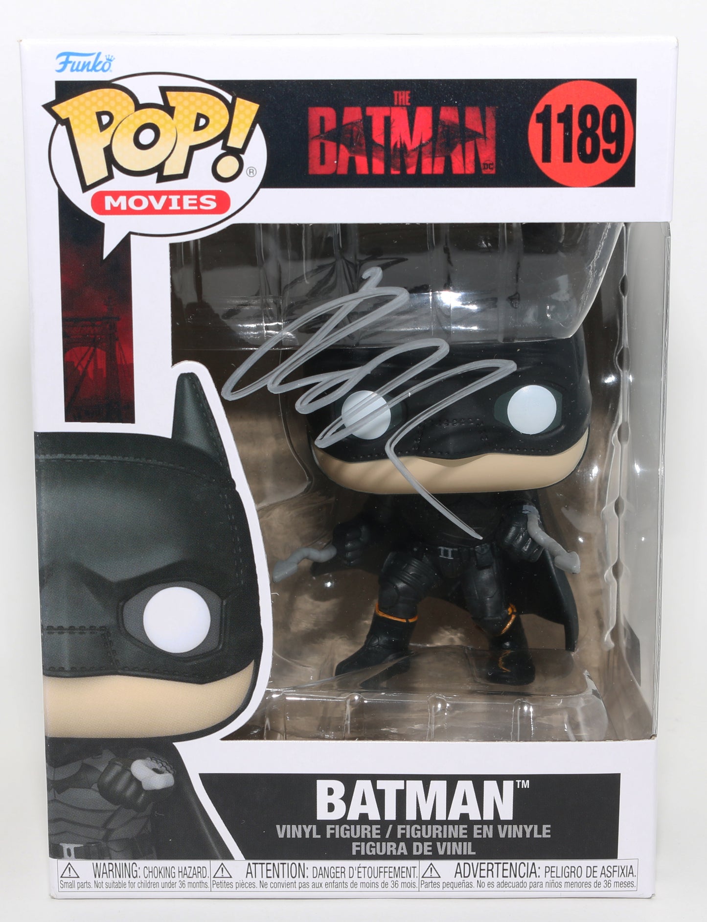 
                  
                    Robert Pattinson as Batman in The Batman (Celebrity Authentics) Signed Funko POP! #1189
                  
                