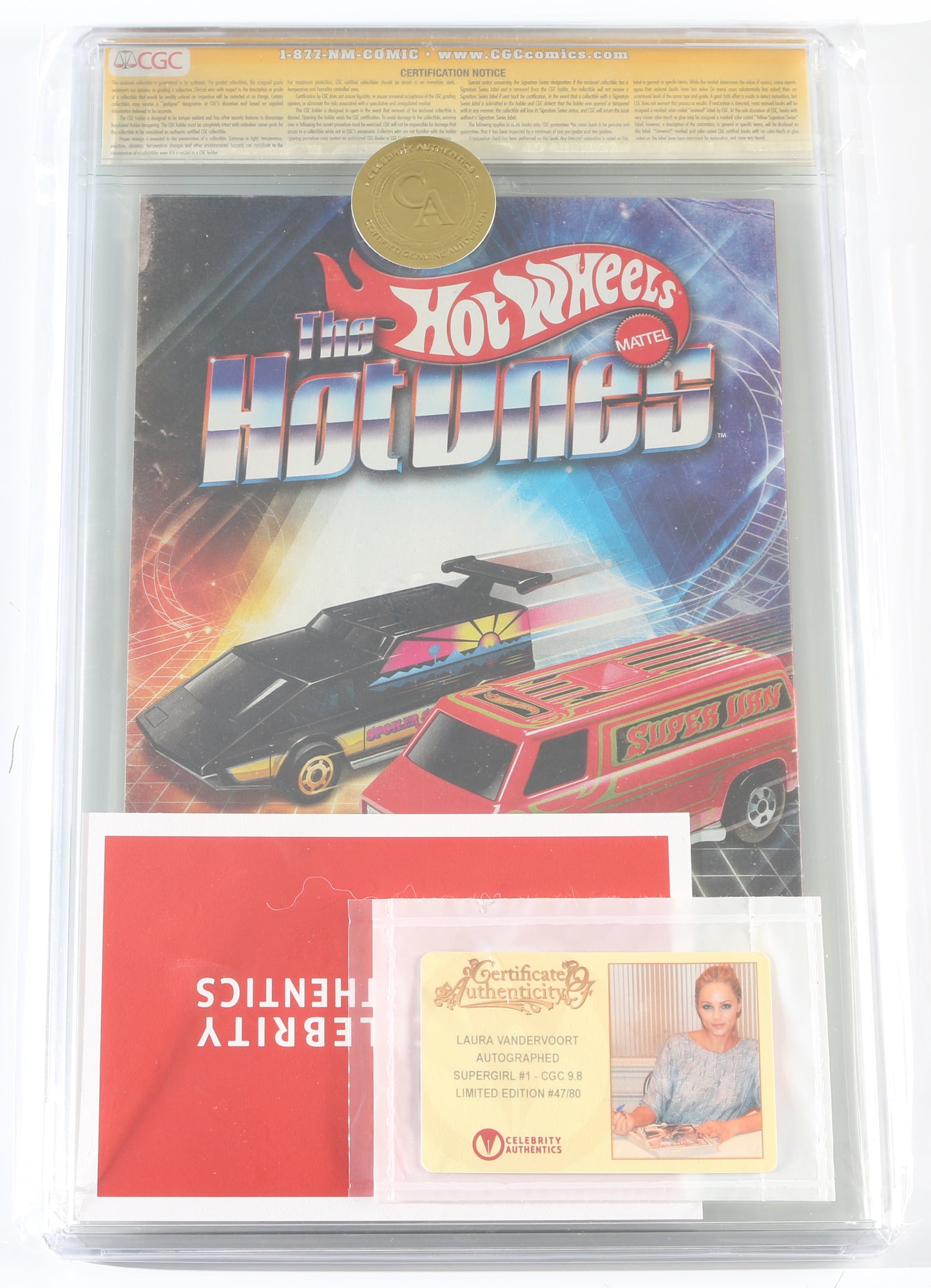 
                  
                    Supergirl #1 - Laura Vandervoort as Supergirl In Smallville (CGC Signature Series 9.8) 2011
                  
                