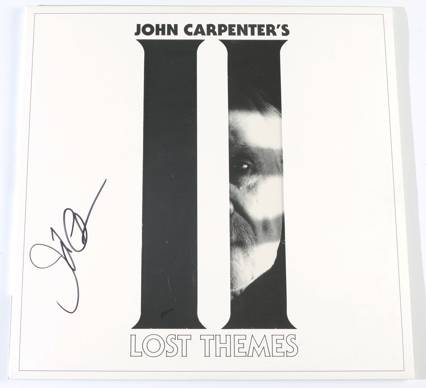 
                  
                    John Carpenter: Lost Themes II 12" Vinyl Record Cover Signed by Director / Composer John Carpenter
                  
                