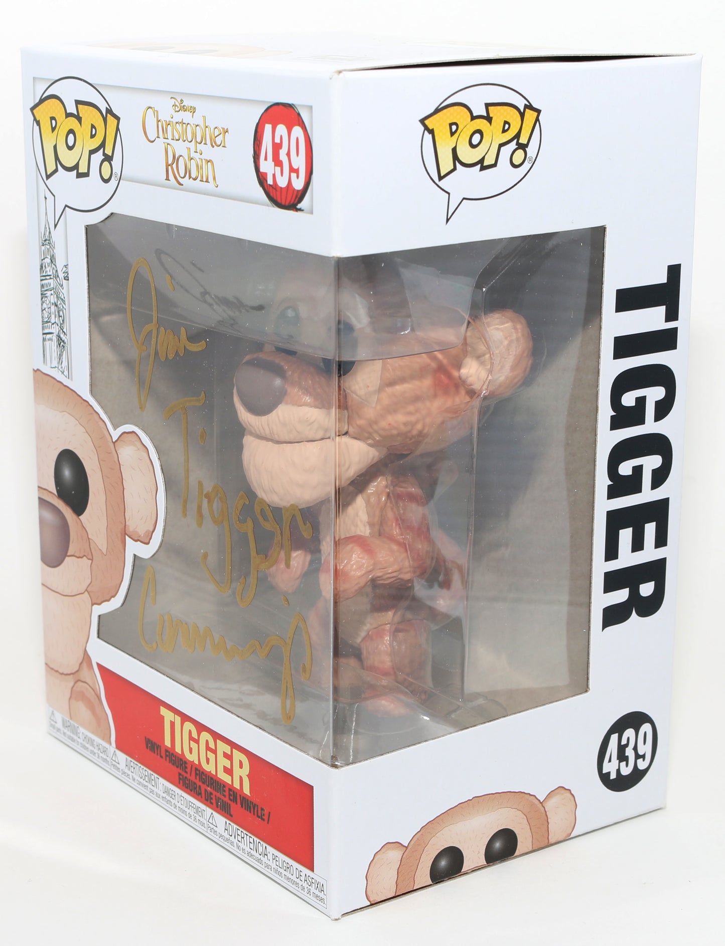 
                  
                    Jim Cummings as Tigger in Disney's Christopher Robin Signed Funko POP! #439 with Character Name
                  
                