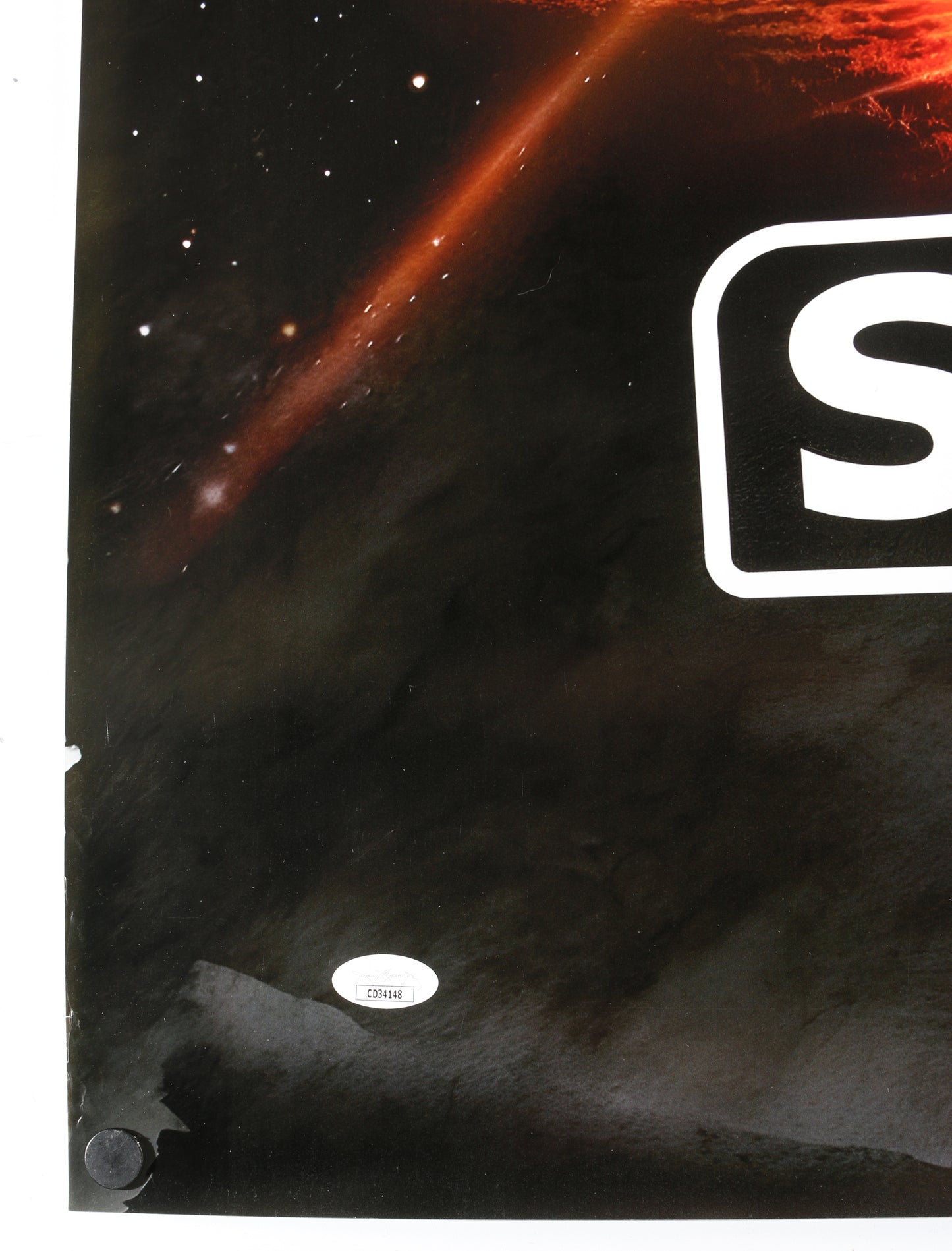 
                  
                    Star Wars: Skeleton Crew (JSA) 27x40 Poster Cast Signed by Jude Law, Ryan Keira Armstrong, Kyriana Kratter, Robert Timothy Smith, Ravi Cabot-Conyers, & Nick Frost
                  
                