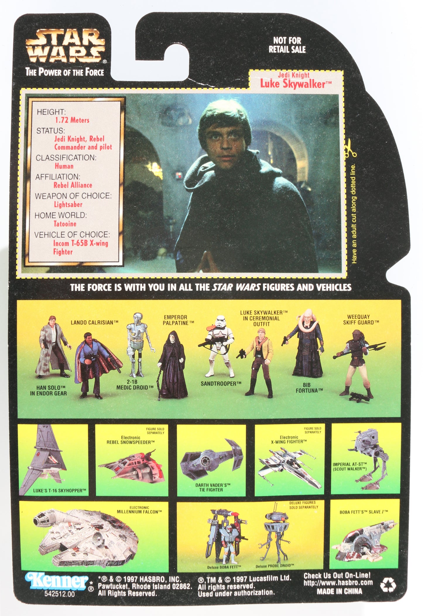 
                  
                    Mark Hamill as Luke Skywalker in Star Wars: Return of the Jedi Signed Kenner Power of the Force Action Figure
                  
                