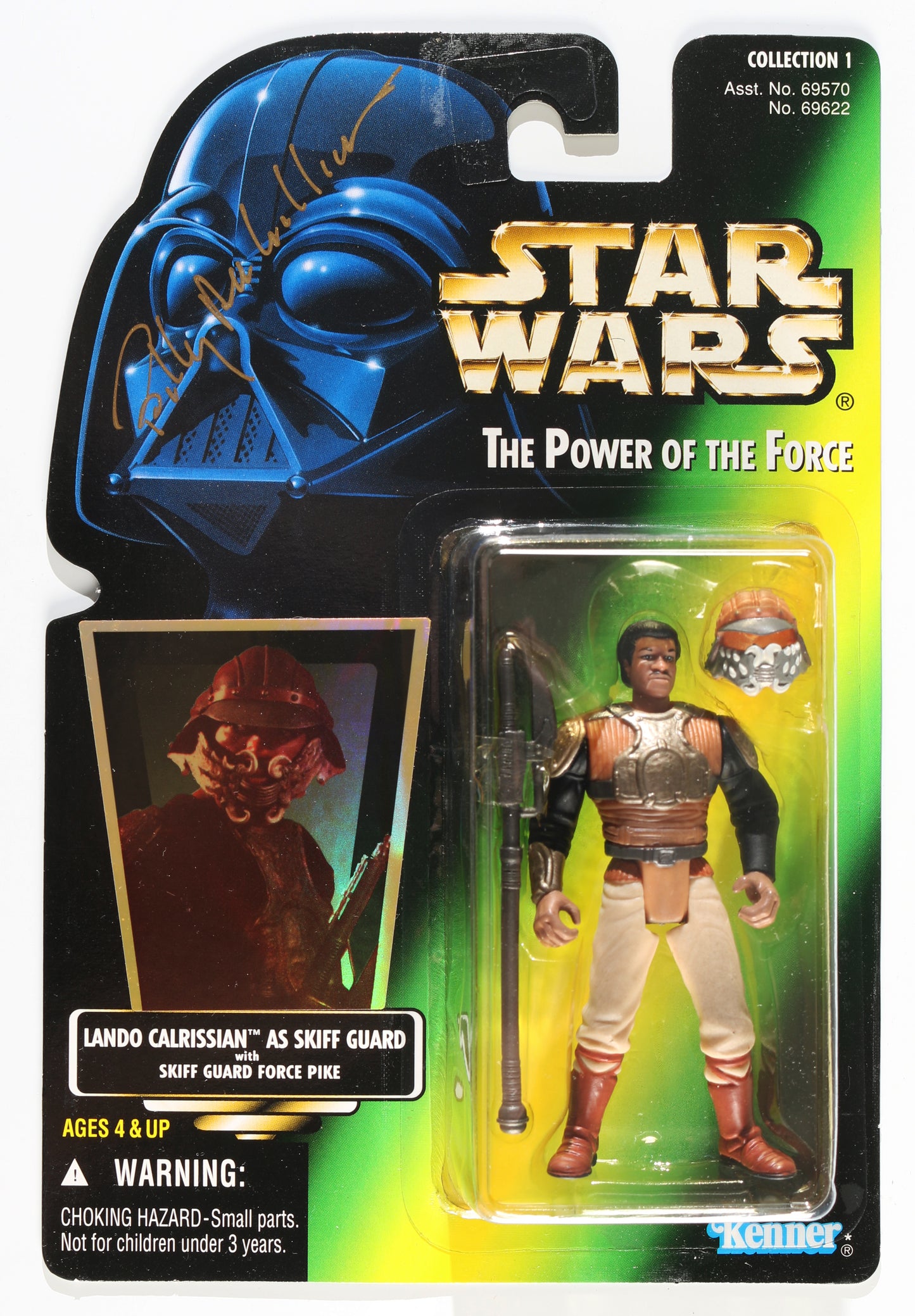 
                  
                    Billy Dee WIlliams as Lando Calrissian Skiff Guard in Star Wars: Return of the Jedi Signed Kenner Power of the Force Action Figure
                  
                