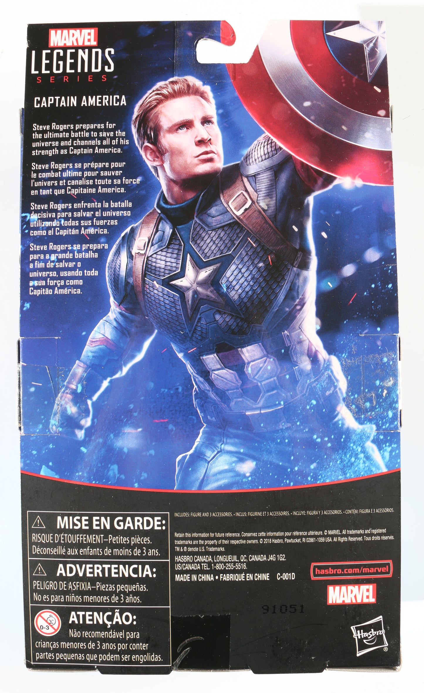 
                  
                    Chris Evans as Captain America in Avengers: Endgame Signed Hasbro Legends Series Action Figure
                  
                