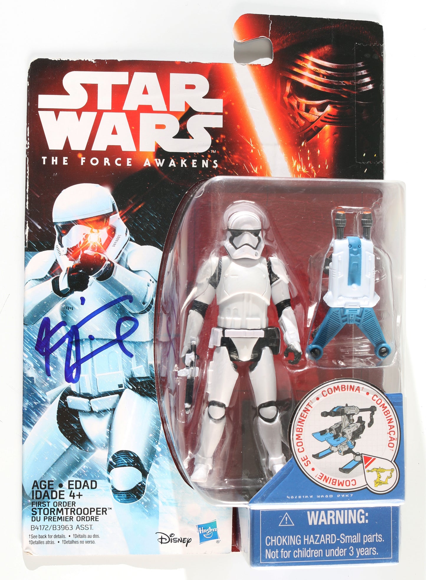 
                  
                    Kevin Smith as Stormtrooper in Star Wars: The Force Awakens (Beckett) Signed Hasbro Action Figure
                  
                