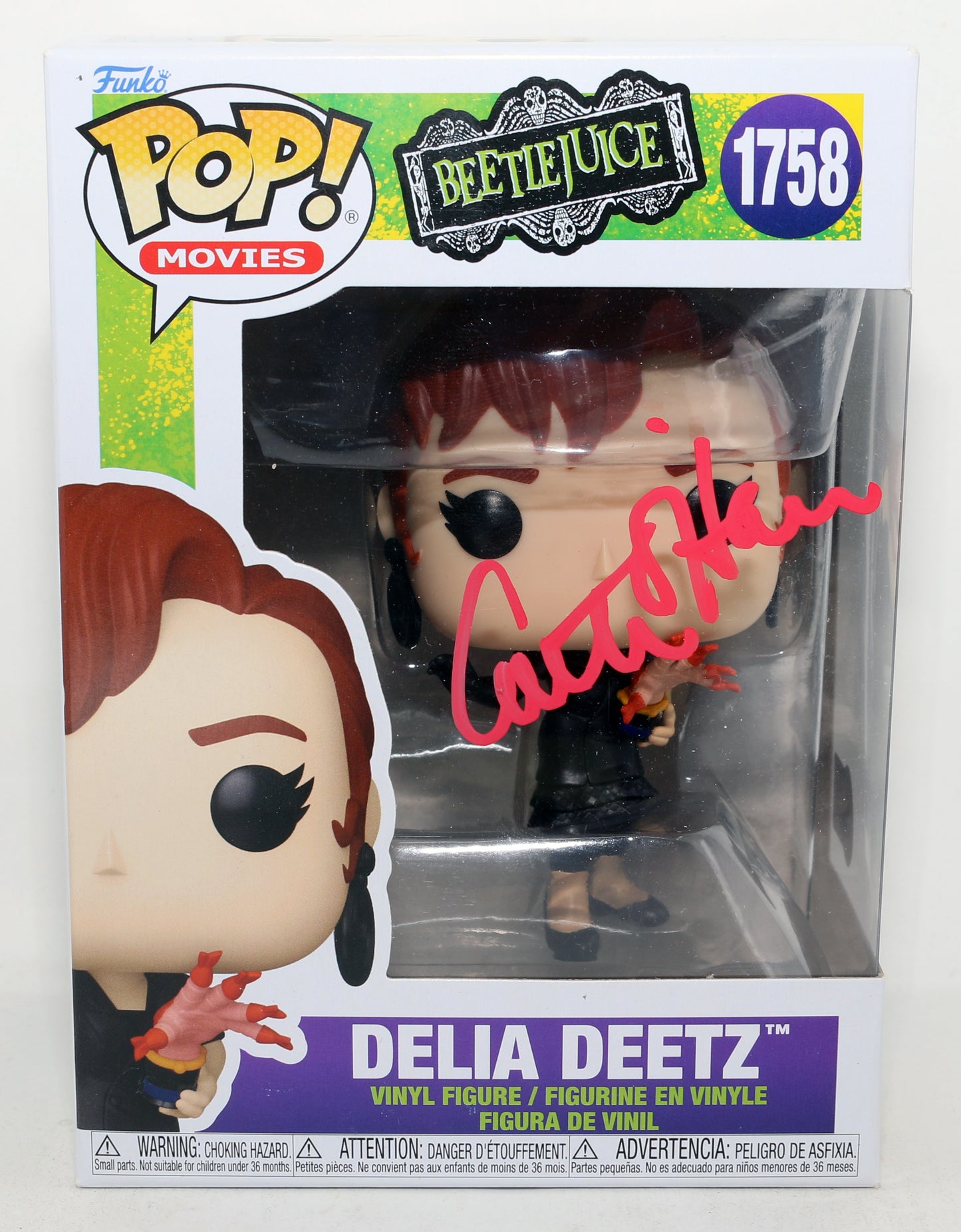 
                  
                    Catherine O'Hara as Delia Deetz in Beetlejuice (Beckett) Signed Funko POP! #1758
                  
                
