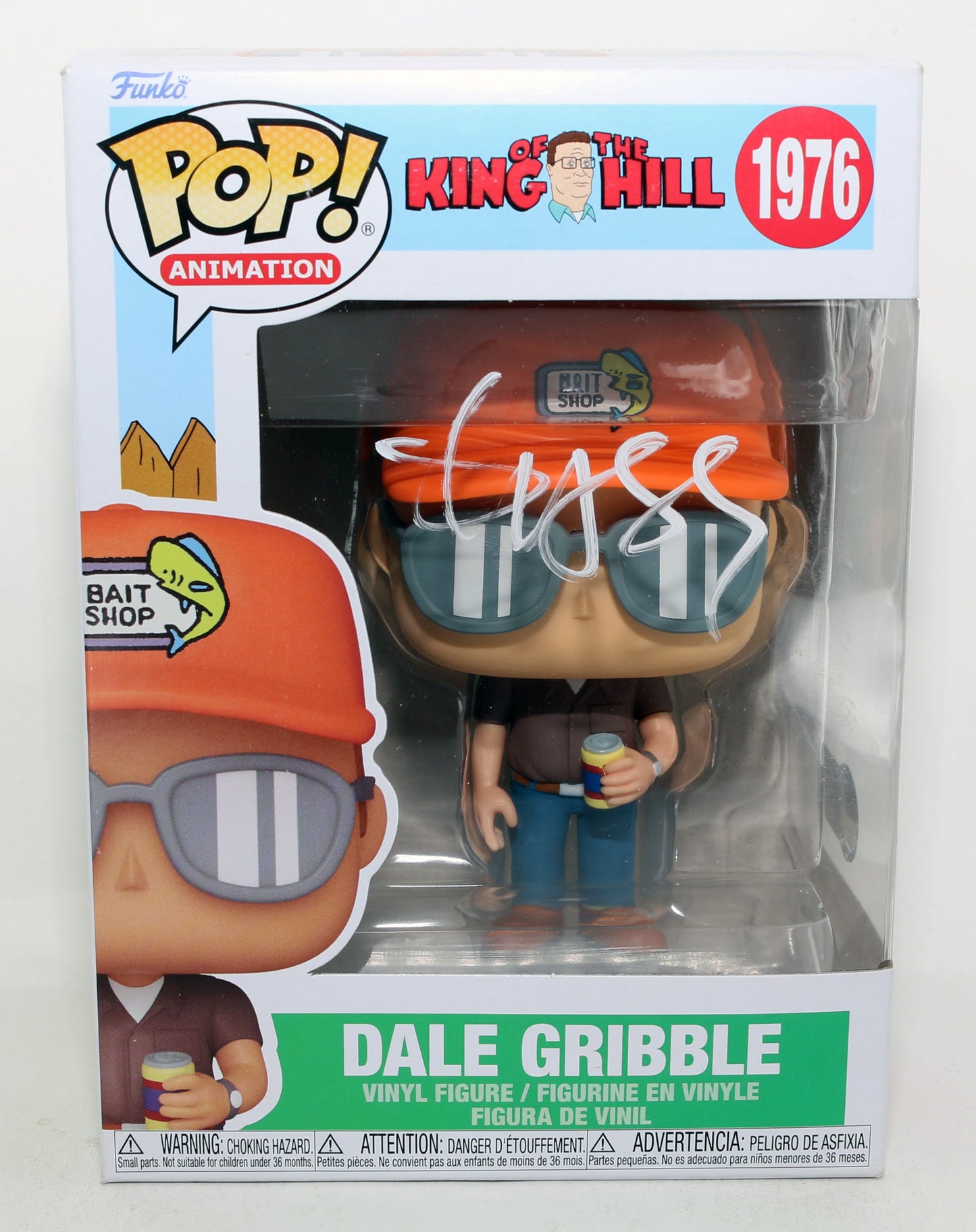 
                  
                    Toby Huss as Dale Gribble in King of the Hill (Beckett) Signed Funko POP! #1976
                  
                