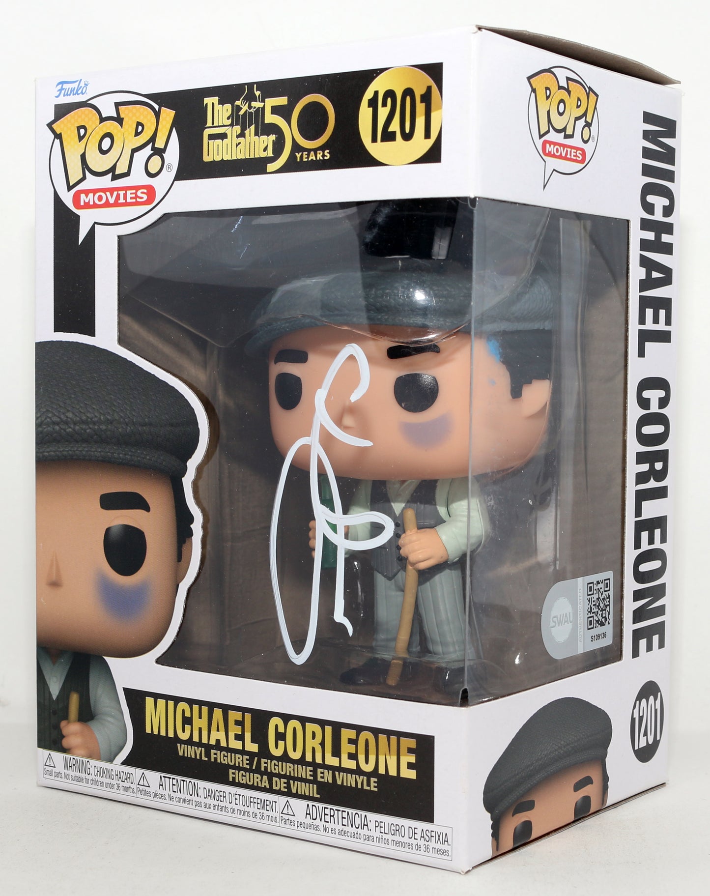 
                  
                    Al Pacino as Michael Corleone in The Godfather (SWAU) Signed Funko POP! #1201
                  
                