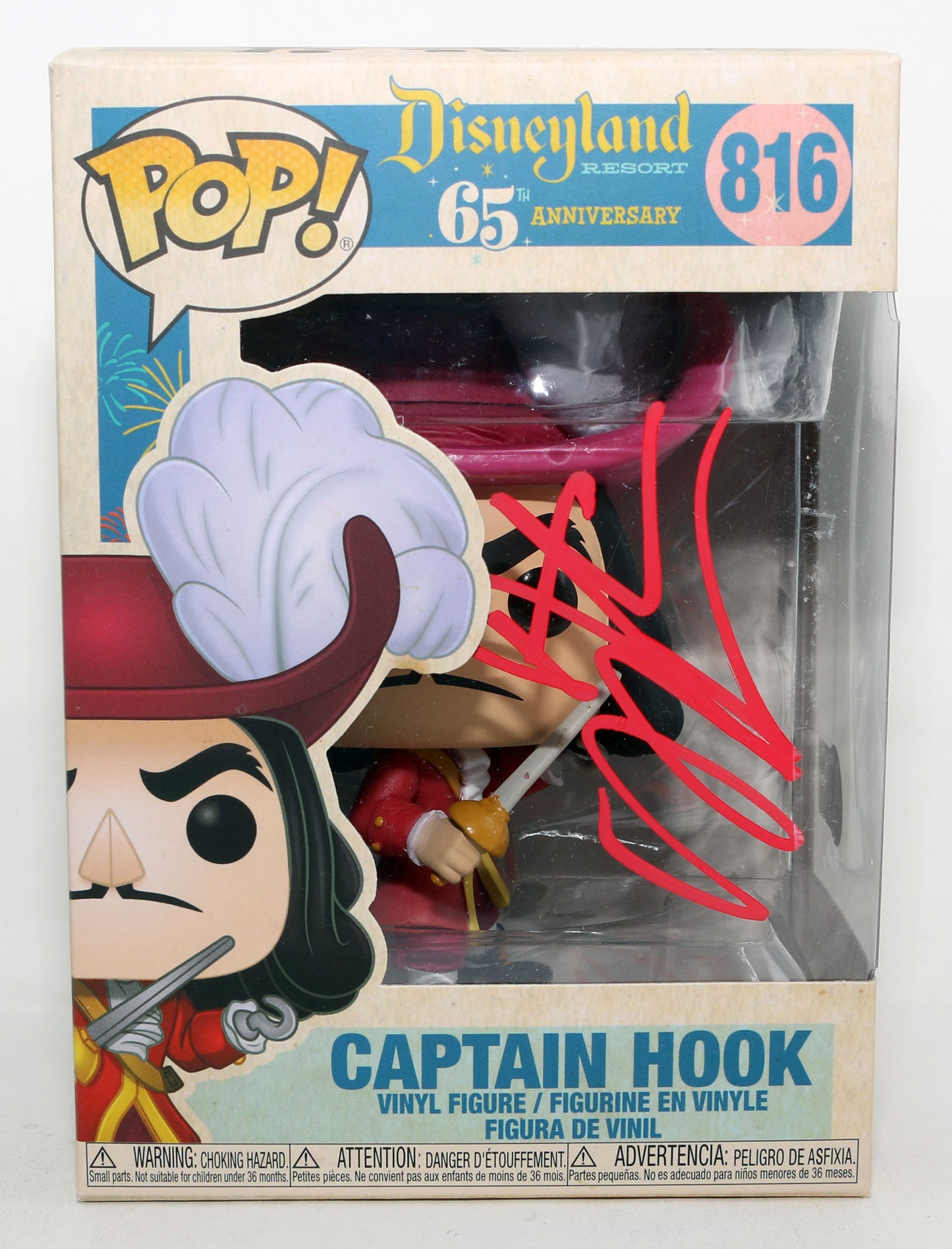 
                  
                    Dustin Hoffman as Captain Hook in Hook (Beckett) Signed Funko POP! #816
                  
                