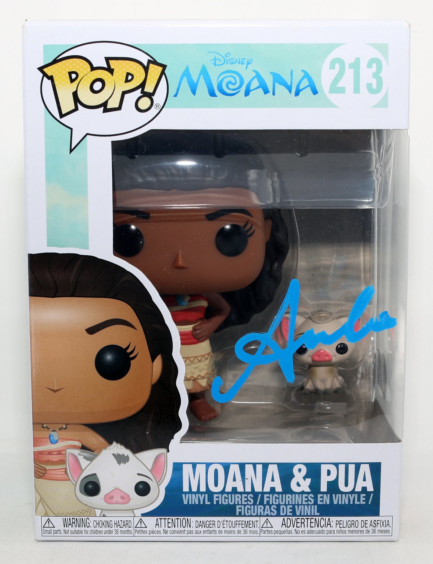 
                  
                    Auli'i Cravalho as Moana in Moana (Beckett) Signed Funko POP! #213
                  
                