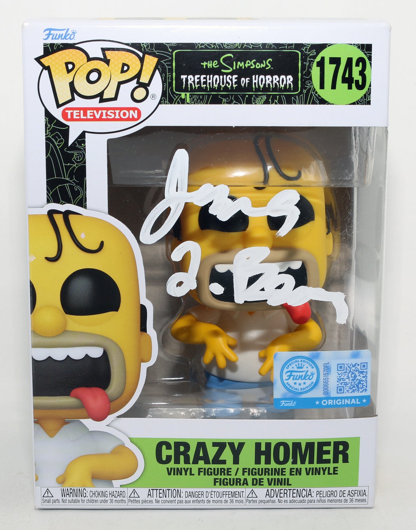
                  
                    James L. Brooks Co-Creator of The Simpsons Special Edition (Beckett) Signed Funko POP! #1743
                  
                