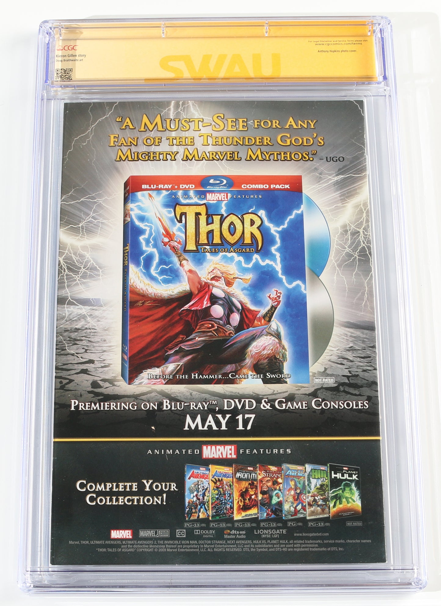 
                  
                    Journey Into Mystery #623 - Signed by Anthony Hopkins as Odin in Thor (SWAU CGC Signature Series 7.5) 2024 with Character Name
                  
                
