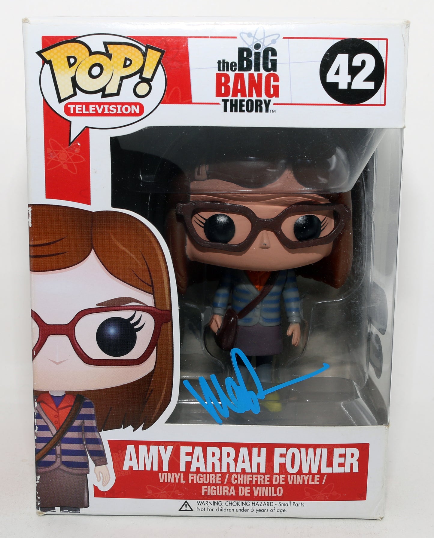 
                  
                    Mayim Bialik as Amy Farrah Fowler in The Big Bang Theory (SWAU / Beckett) Signed Funko POP! #42
                  
                