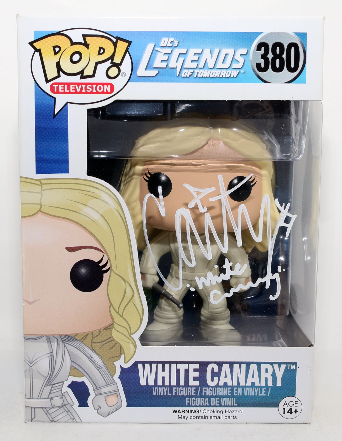 
                  
                    Caity Lotz as White Canary in Legends of Tomorrow Signed (JSA) Funko POP! #380 with Character Name
                  
                